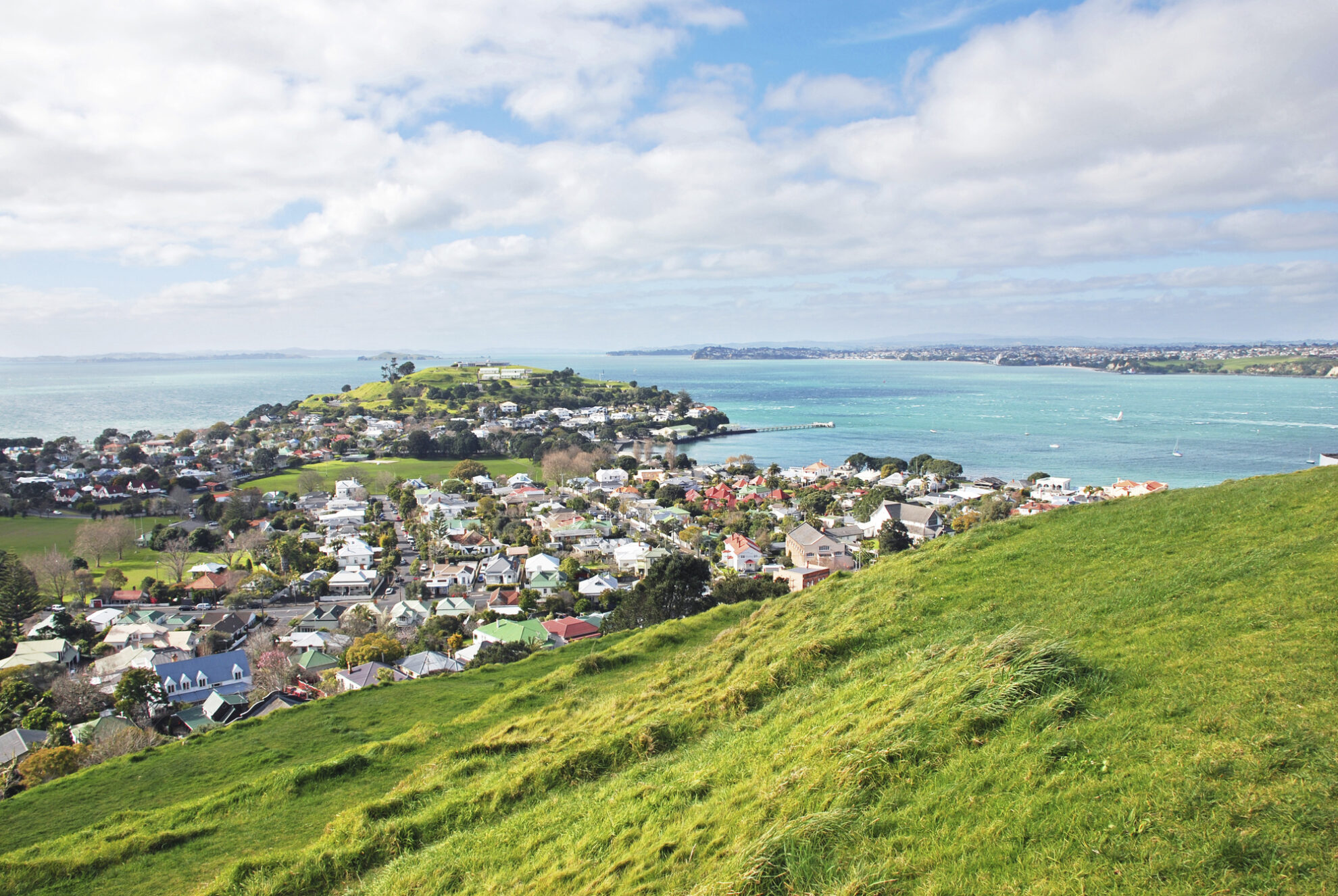 Panorama der Stadt Auckland, Neuseeland