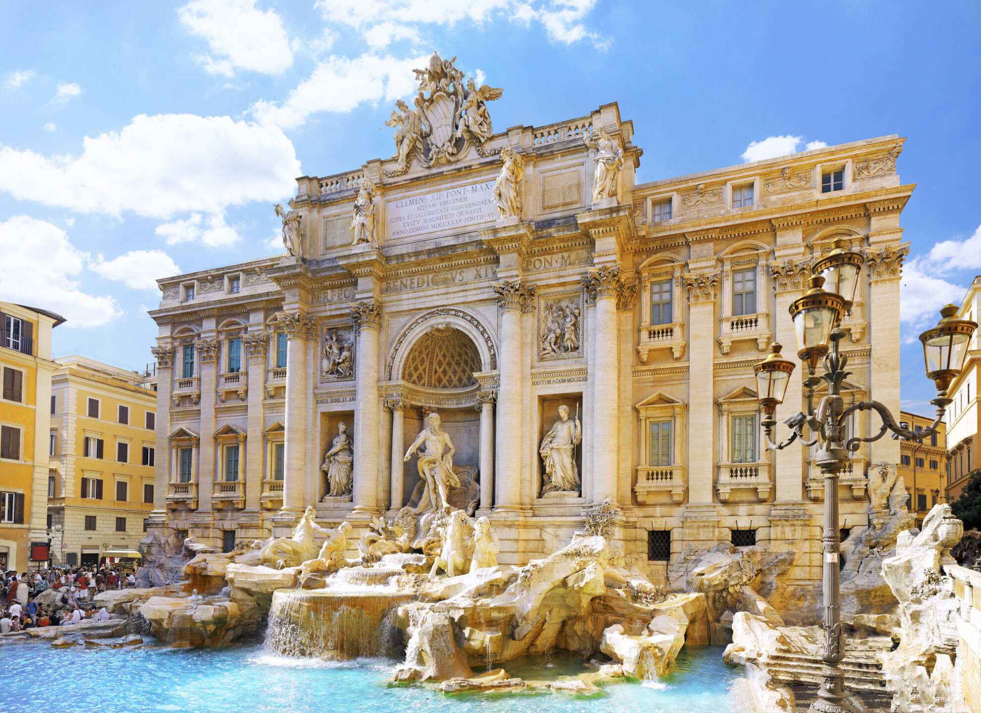 Trevi Brunnen in Rom, Italien