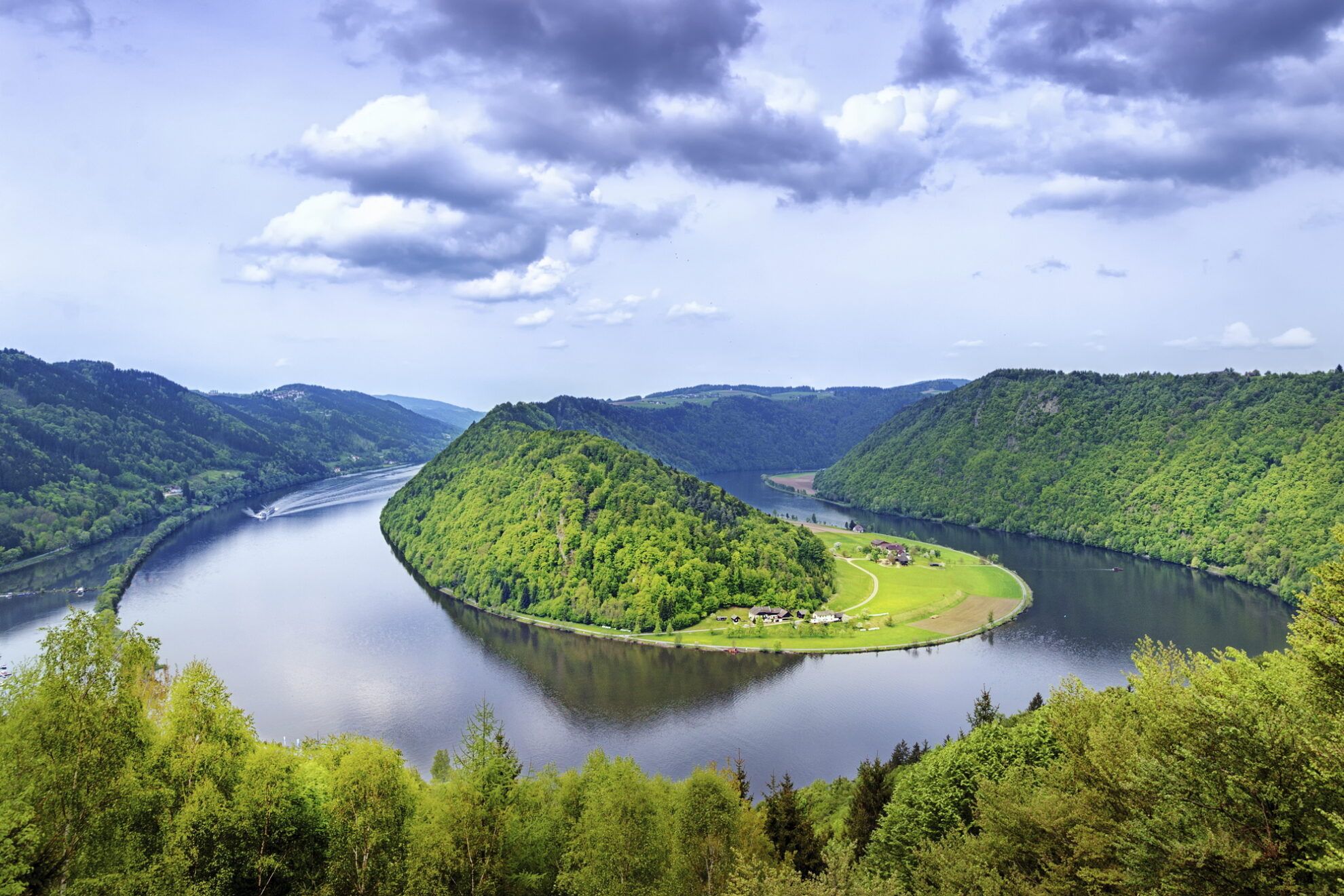 Panorama der Donauschleife, Deutschland