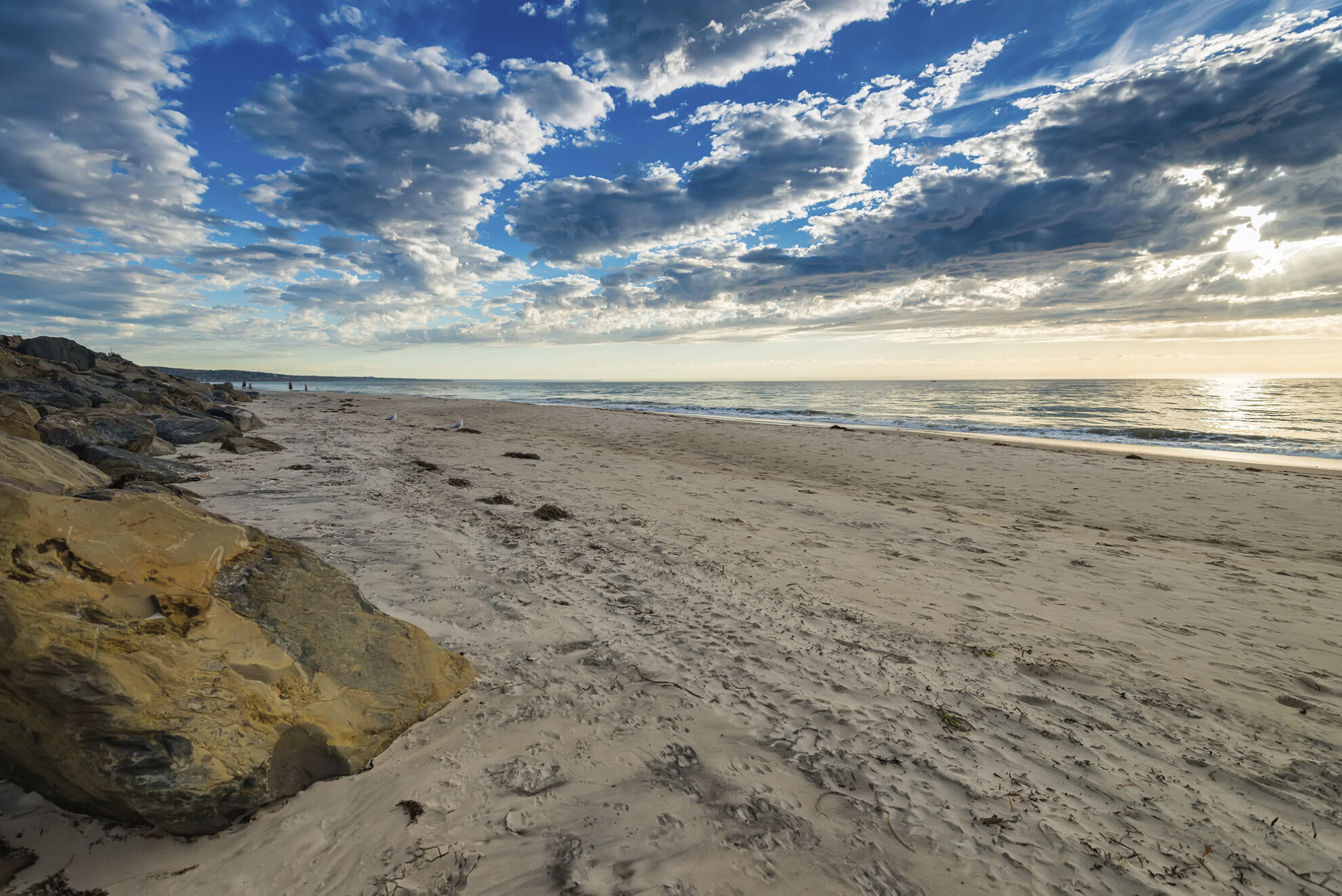 Strand von Glenelg in Adelaide, Australien
