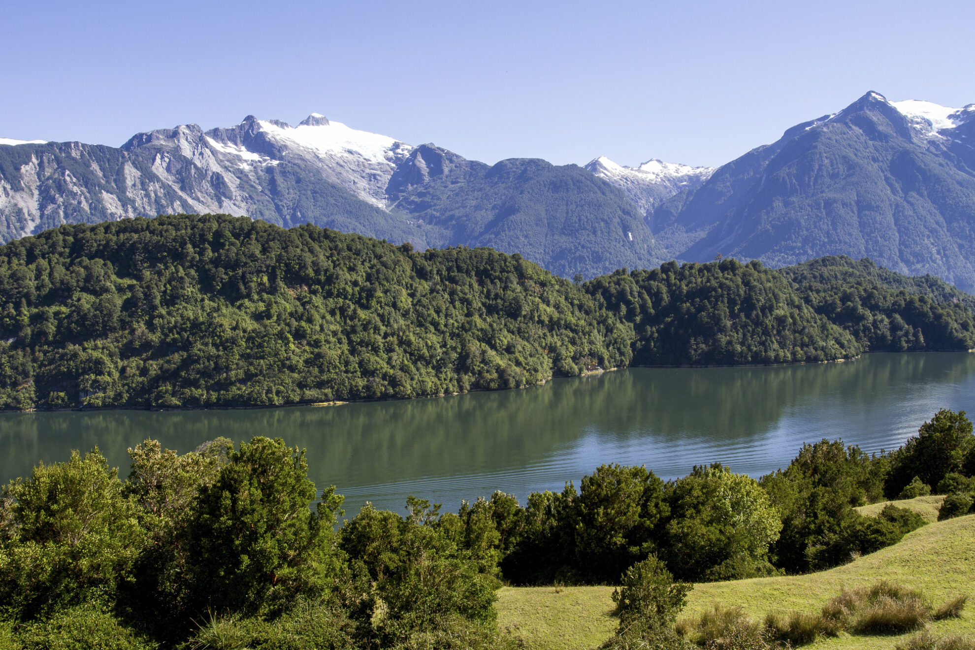 Ein Fjord in Chile