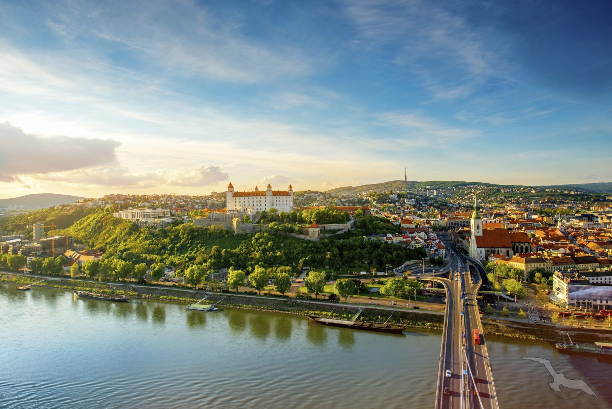 Luftansicht von Bratislava, Slowakei