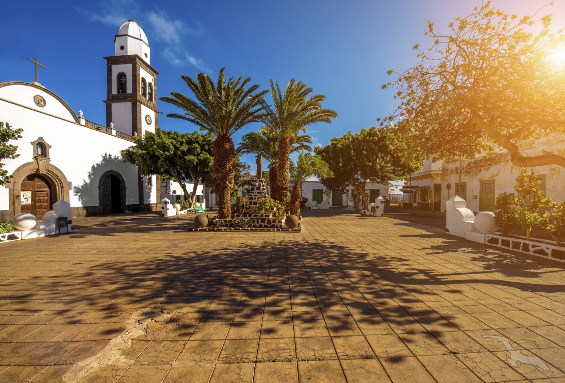 Ein Platz in Arrecife auf der kanarischen Insel Lanzarote