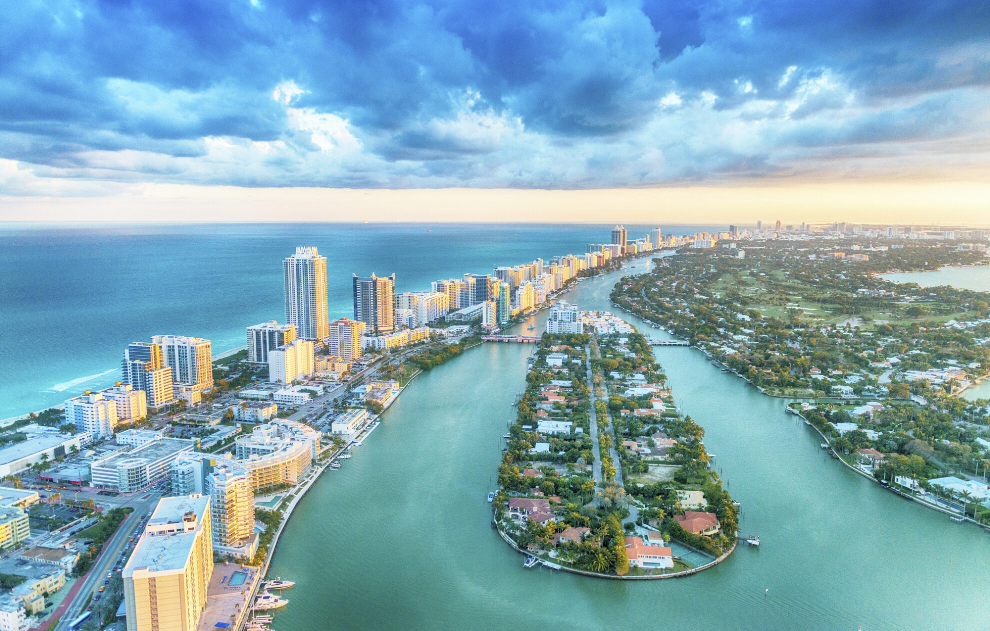 Luftansicht von Miami, USA