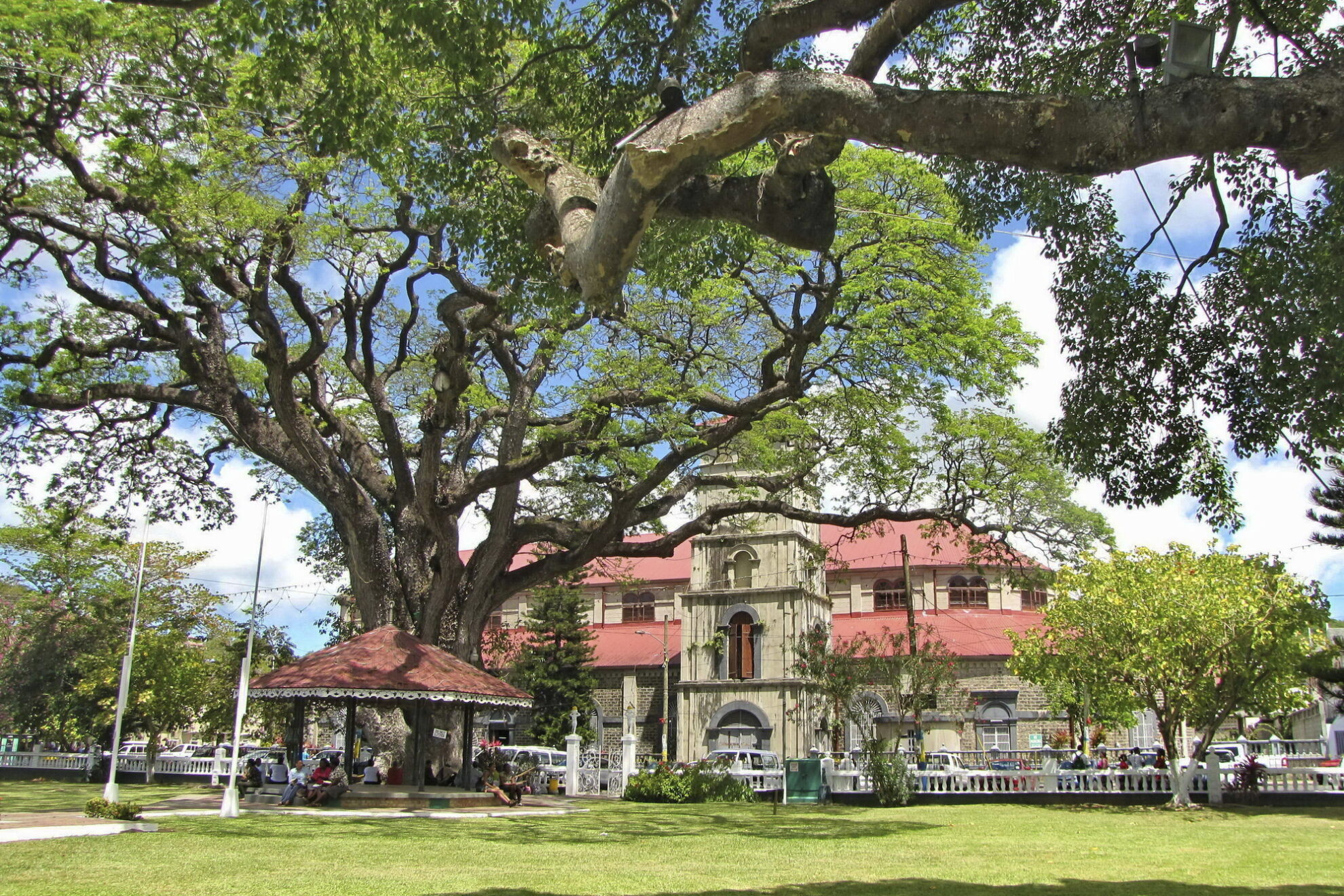 Derek Walcott Platz in Castries auf St. Lucia, Karibik