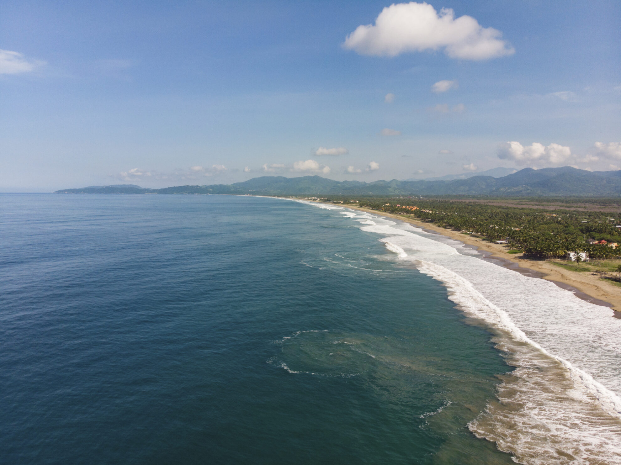 Strand von Barra de Potosi, Mexiko