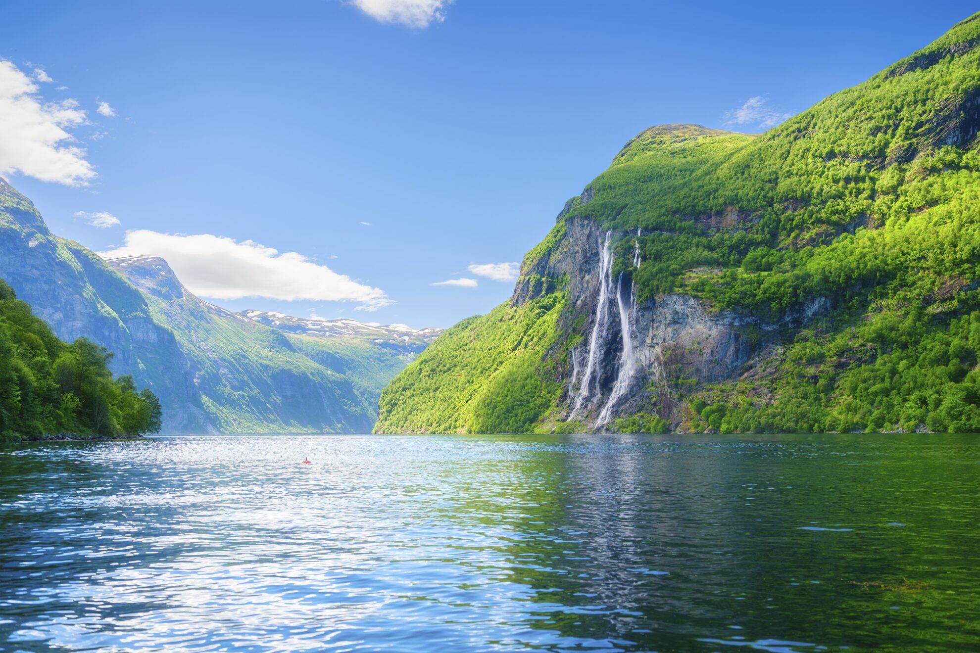 Geirangerfjord, Sieben Schwestern