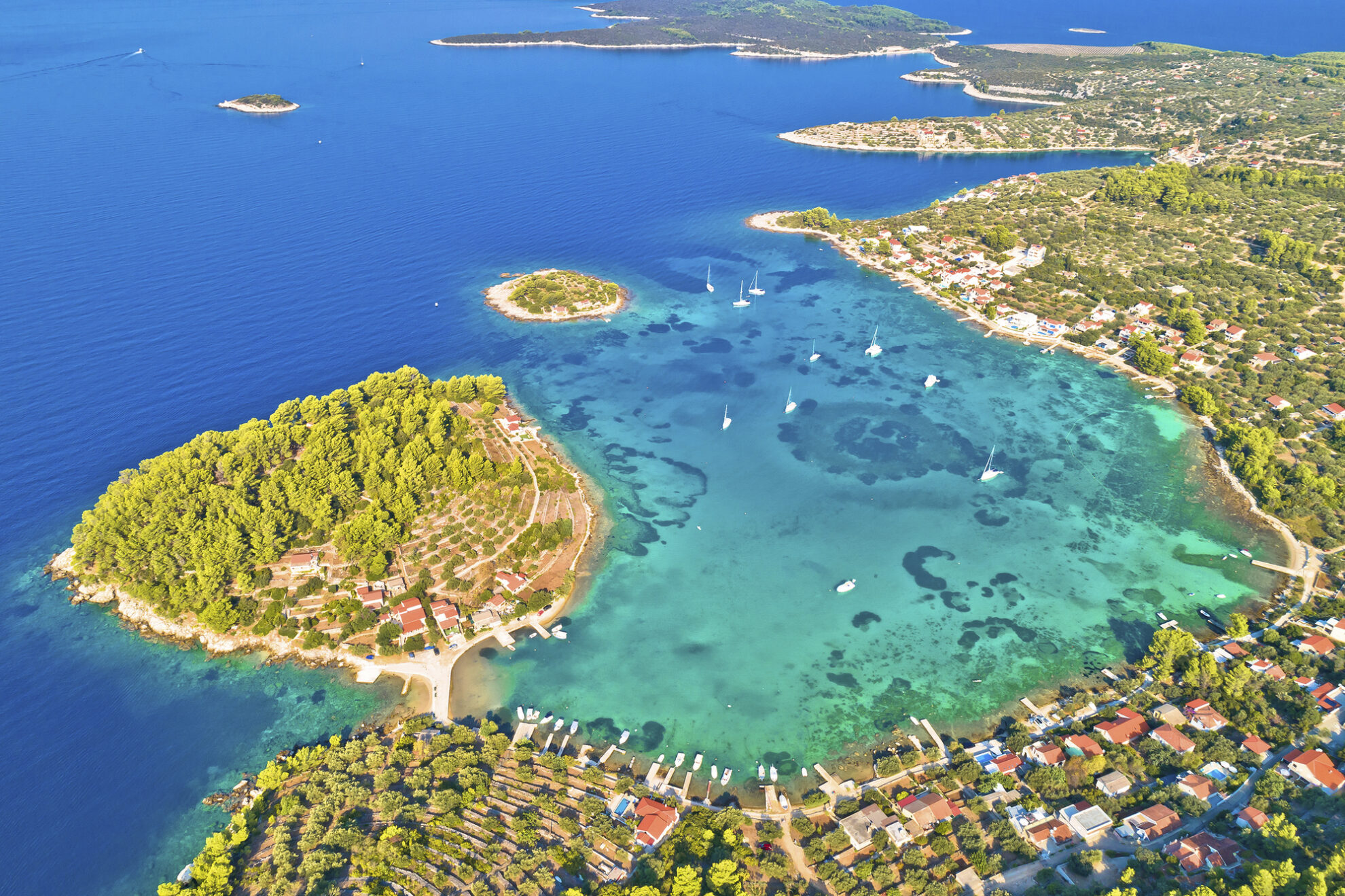 Luftansicht Korcula