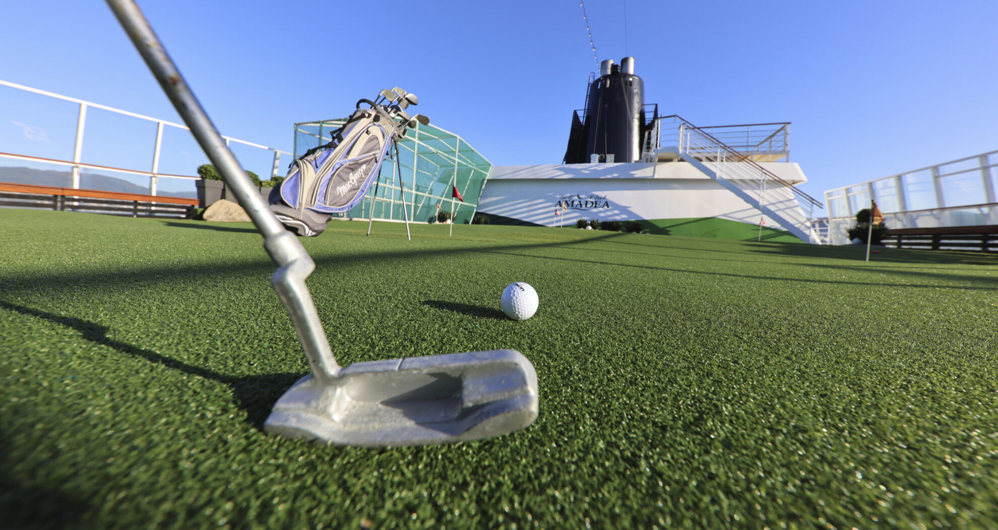 Golfsport auf MS Amadea