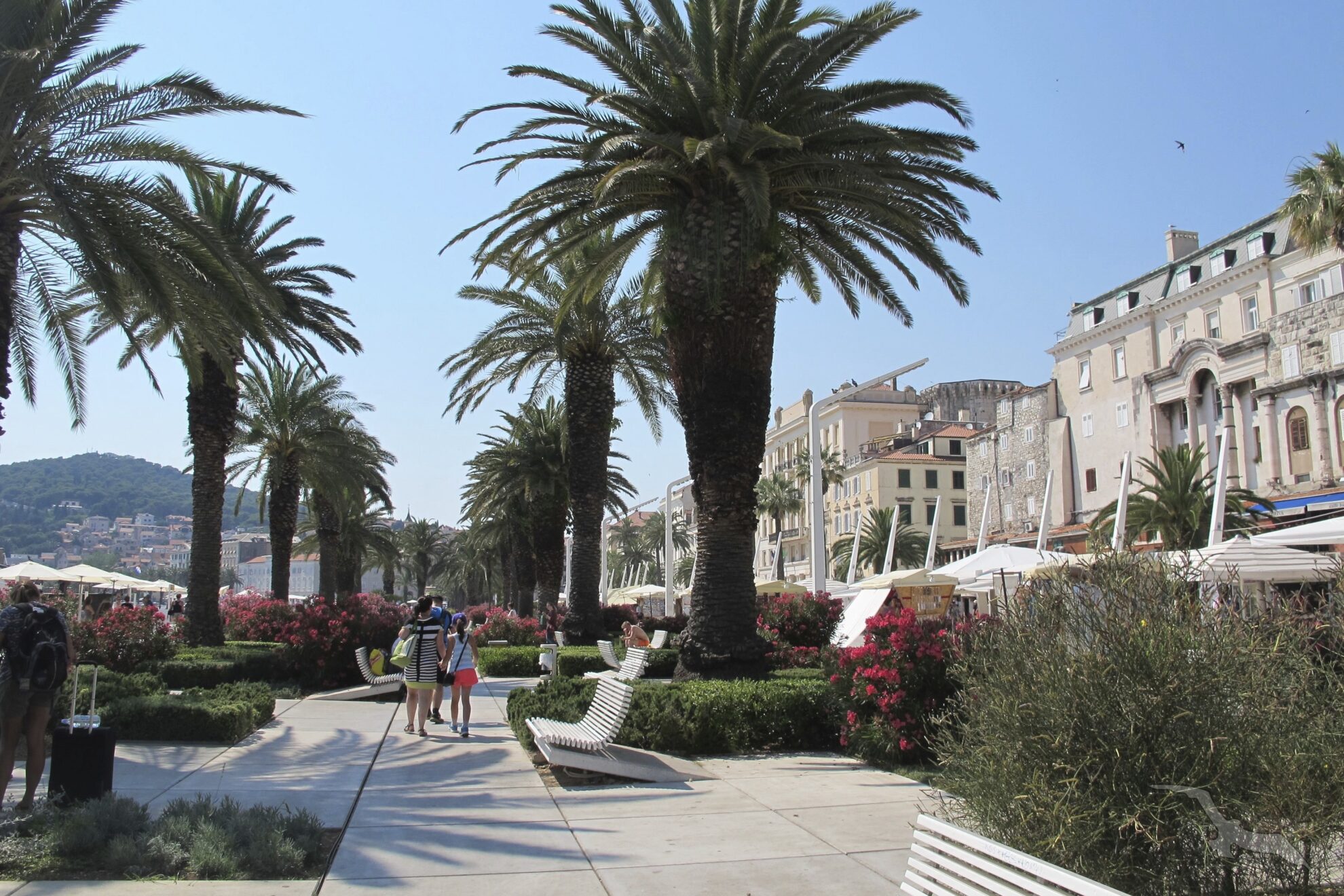 Hafenpromenade von Split, Kroatien