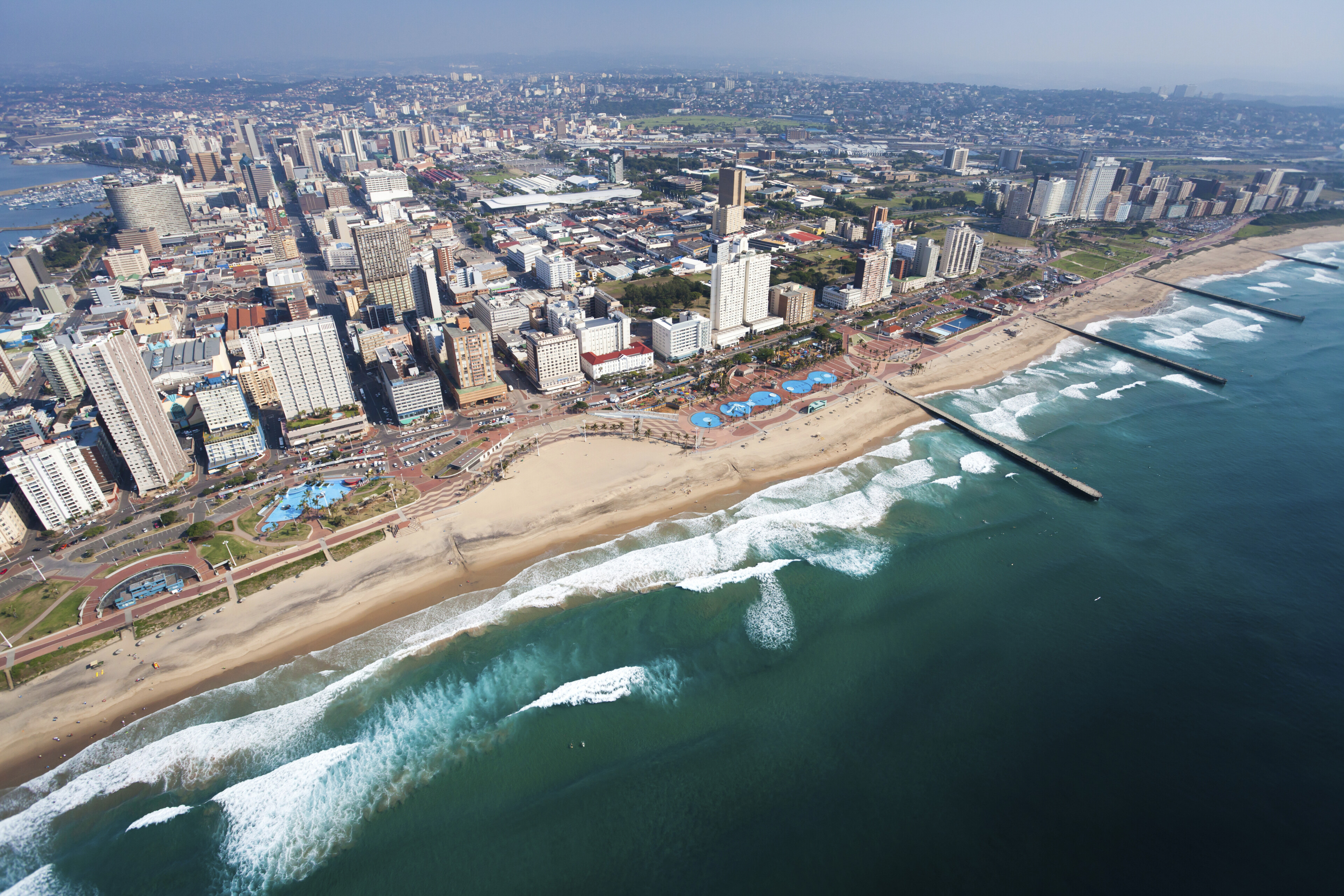 Küste von Durban, Südafrika