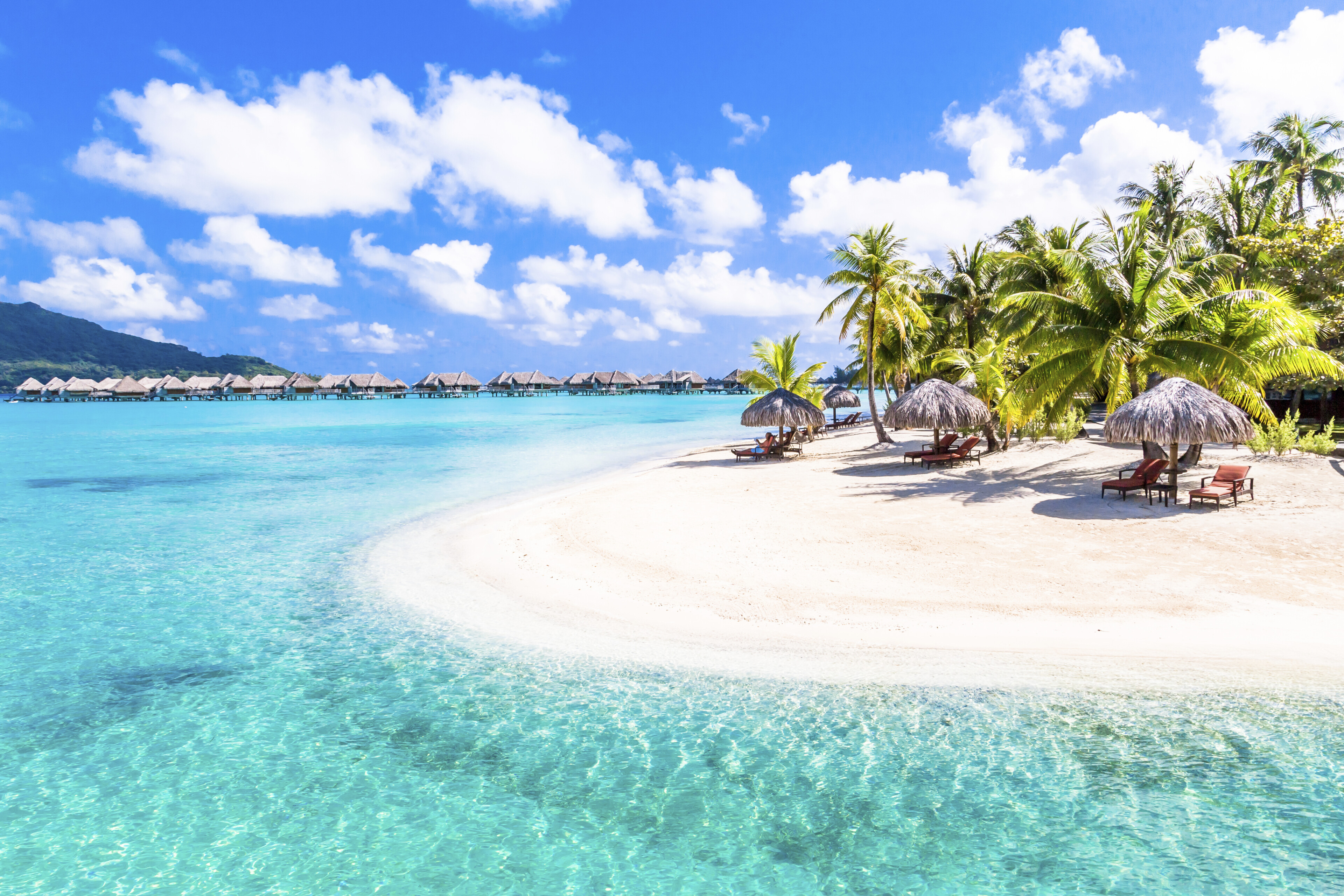 Moorea Strand, Französich Polynesien