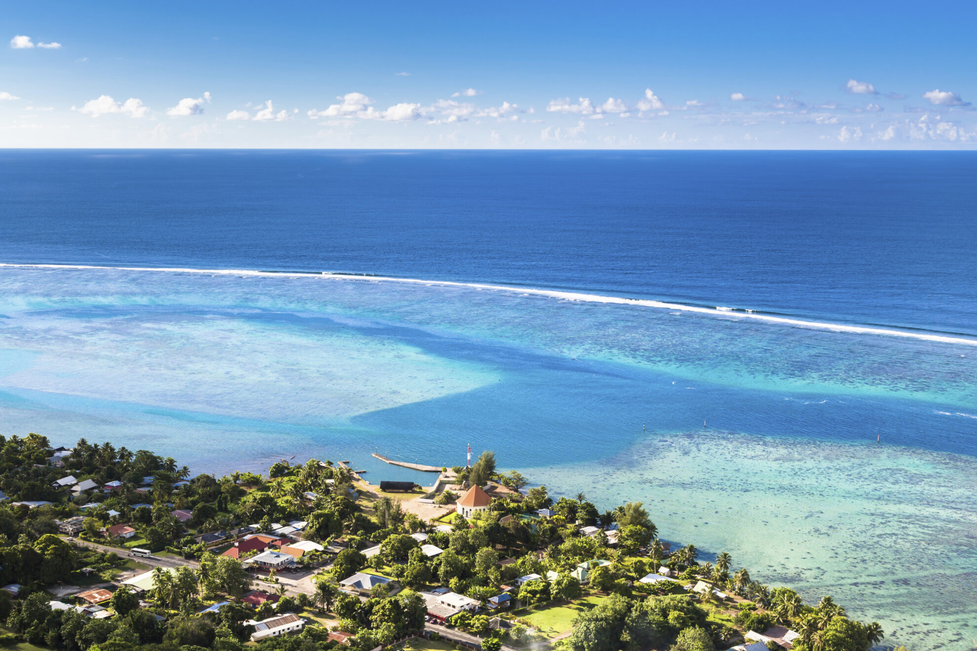 Küste von Moorea, Franz. Polynesien