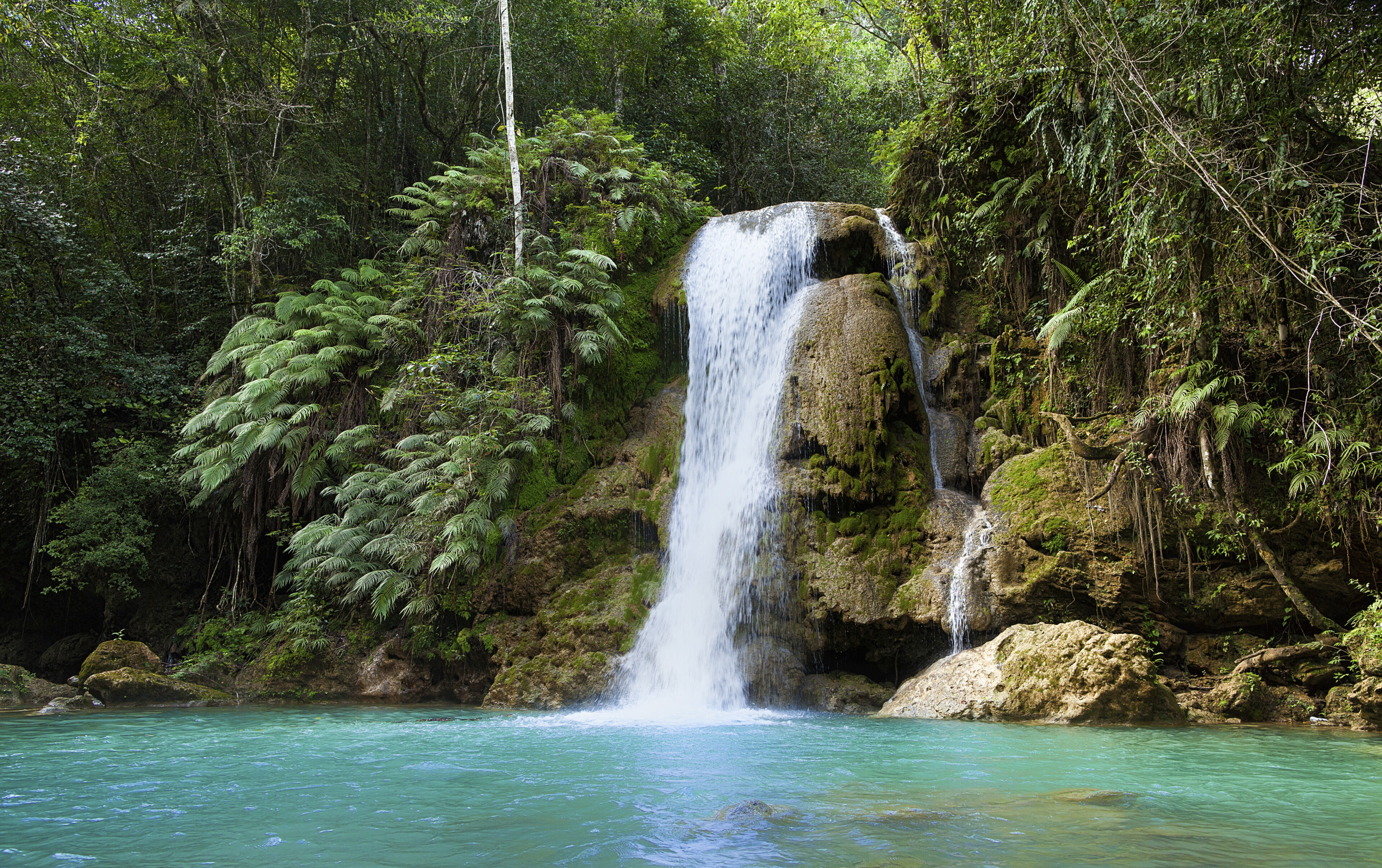 Wasserfall in Samana auf der Dominikanischer Republik, Karibik