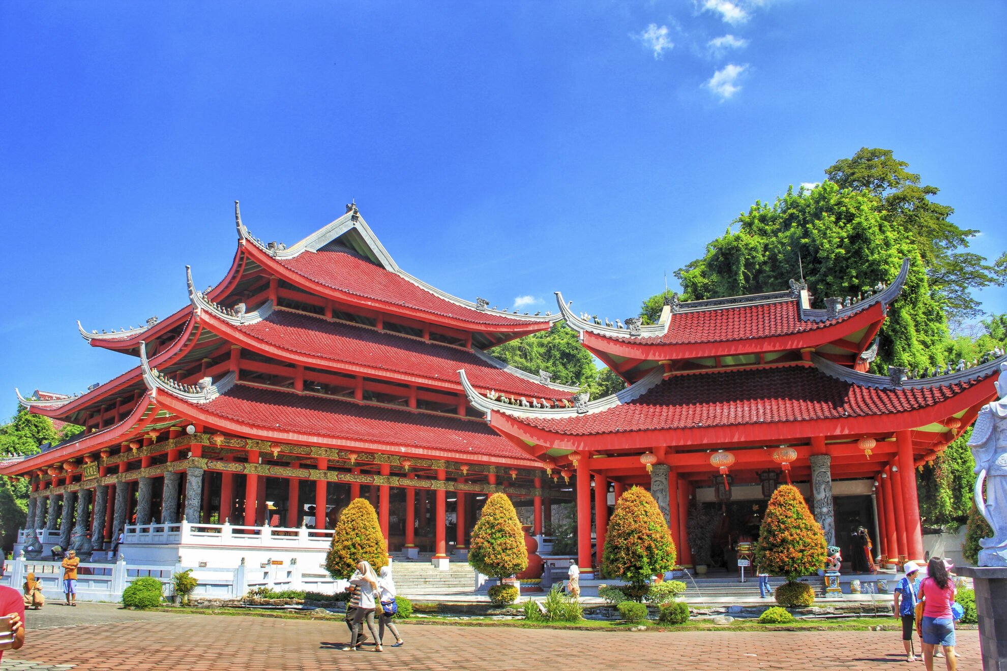 Sam Po Kong Tempel in Semarang, Indonesien
