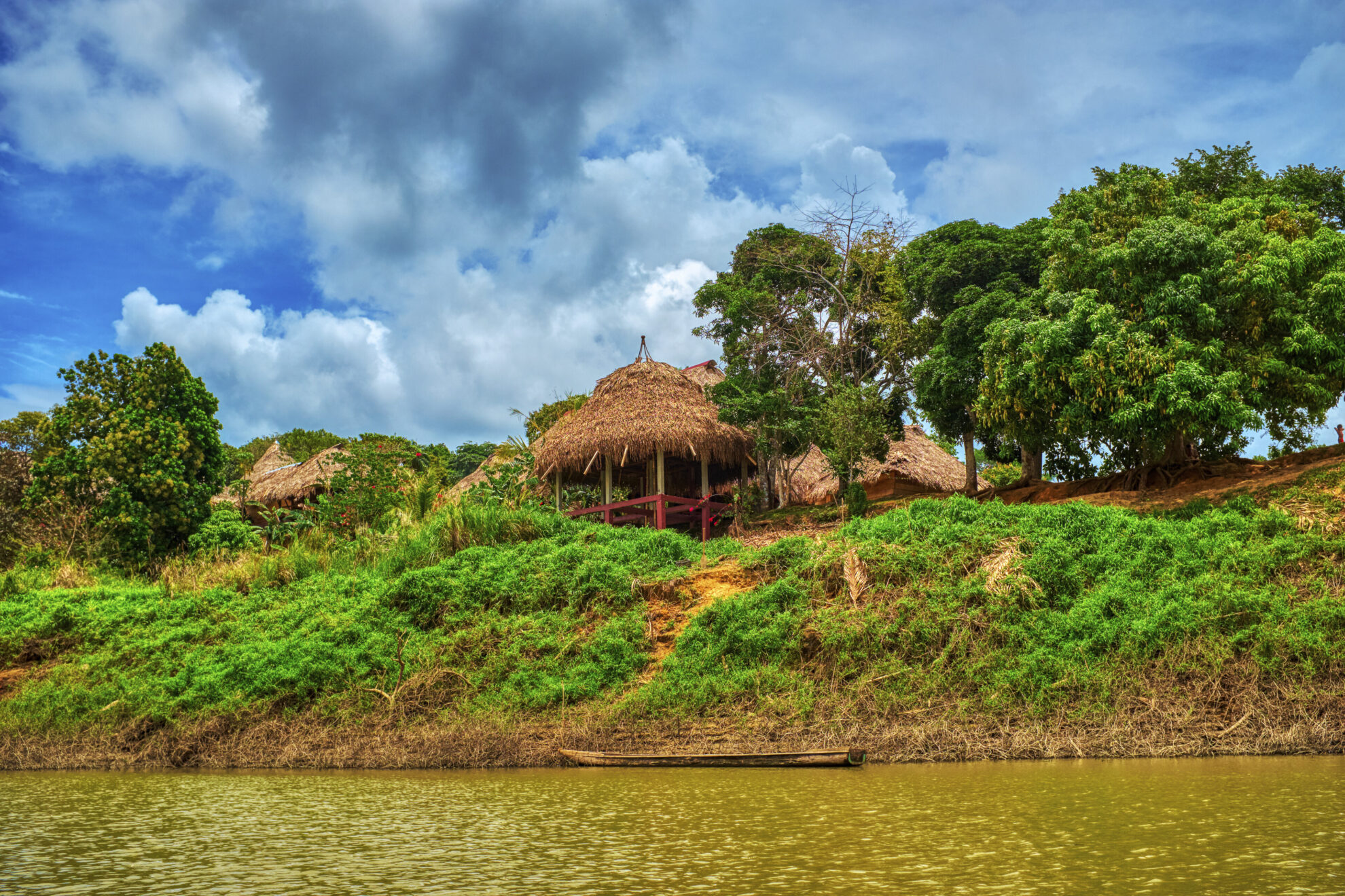Fort Amador, Embera Indianer Dorf