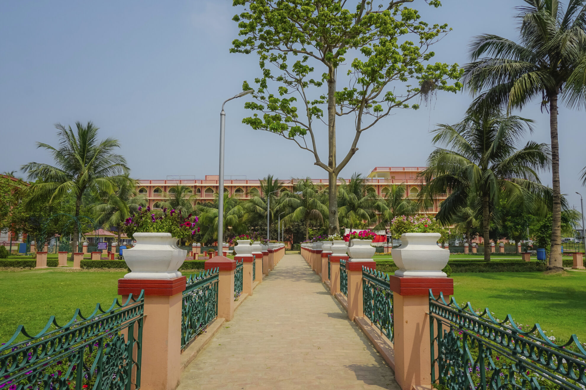 Garten in Mayapur, Indien