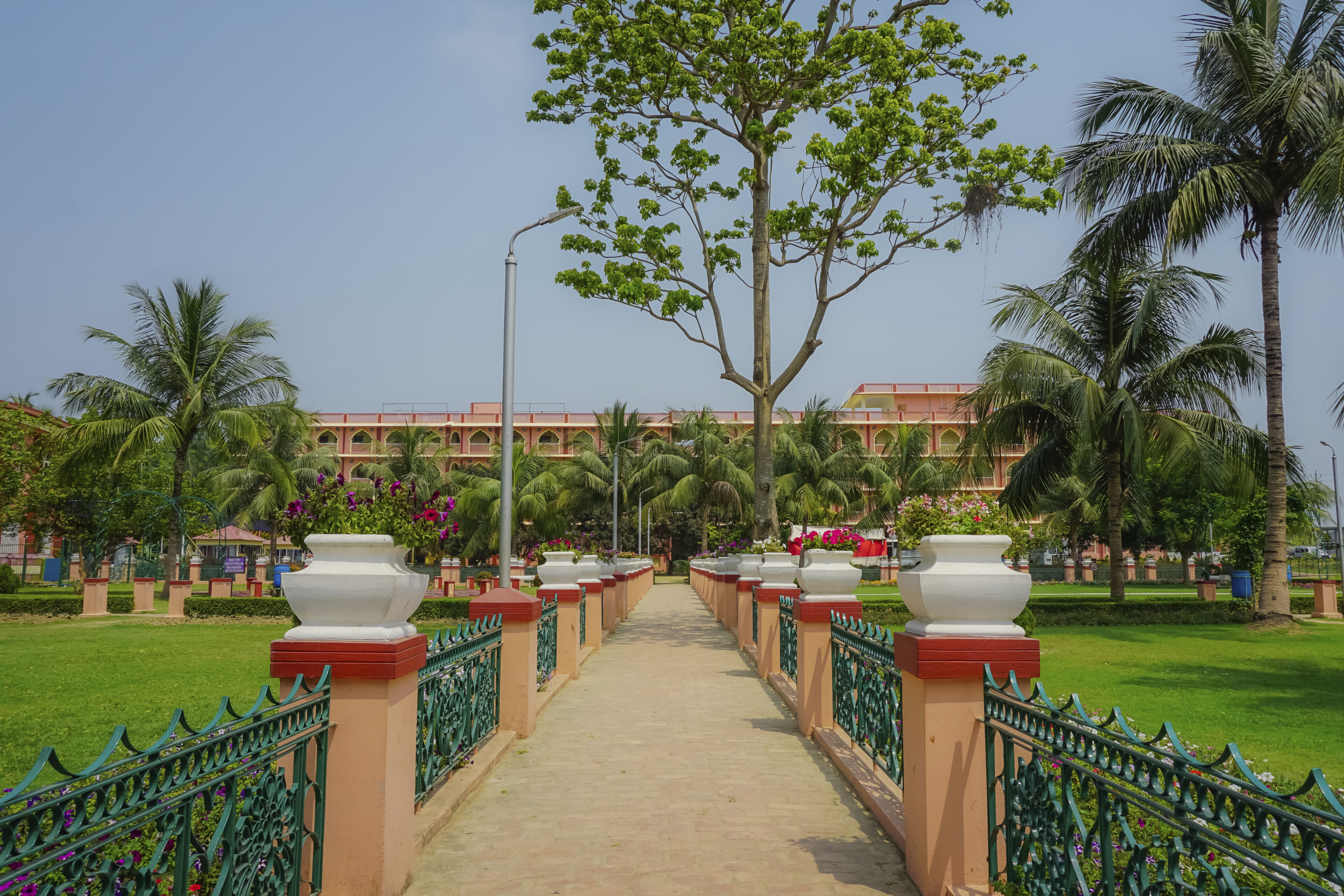 Garten in Mayapur, Indien