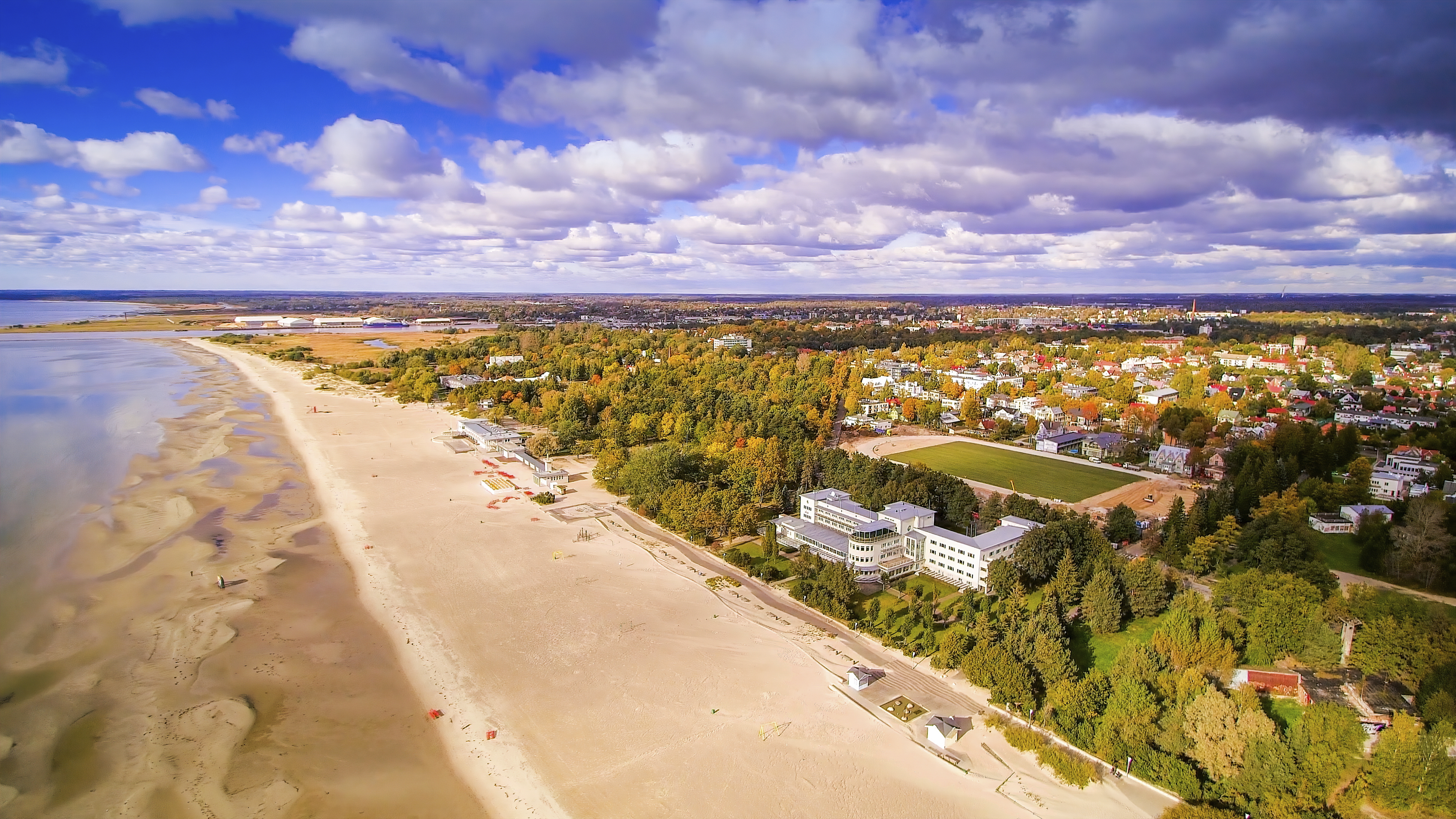 Küste von Pärnu, Estland