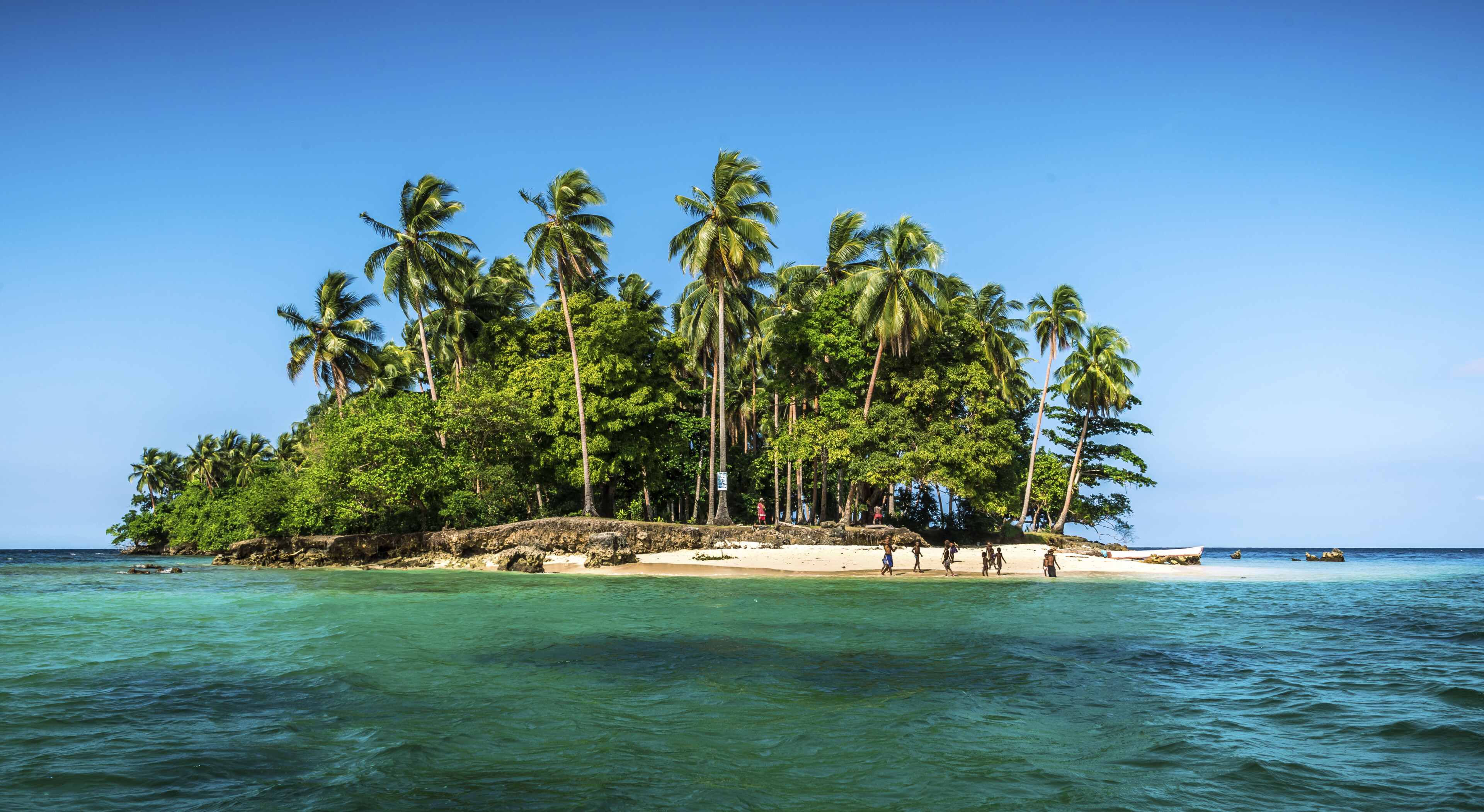 Kleine Insel bei Madang, Papua Neuguinea