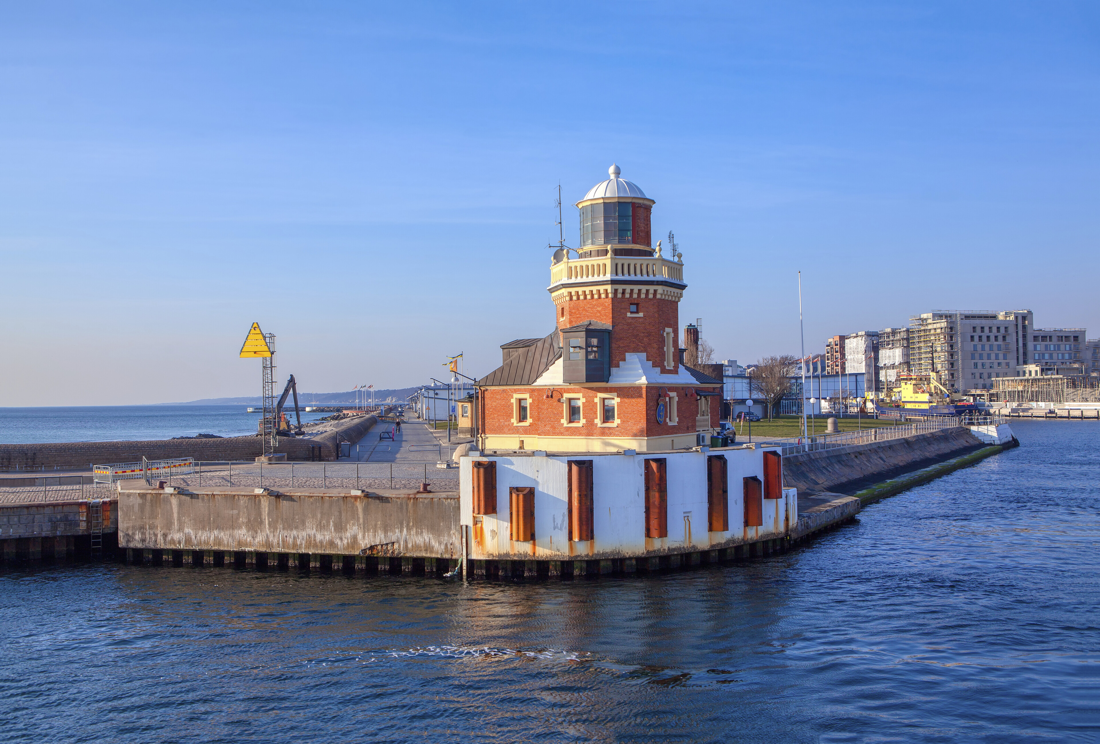 Leuchtturm in Helsingborg, Schweden