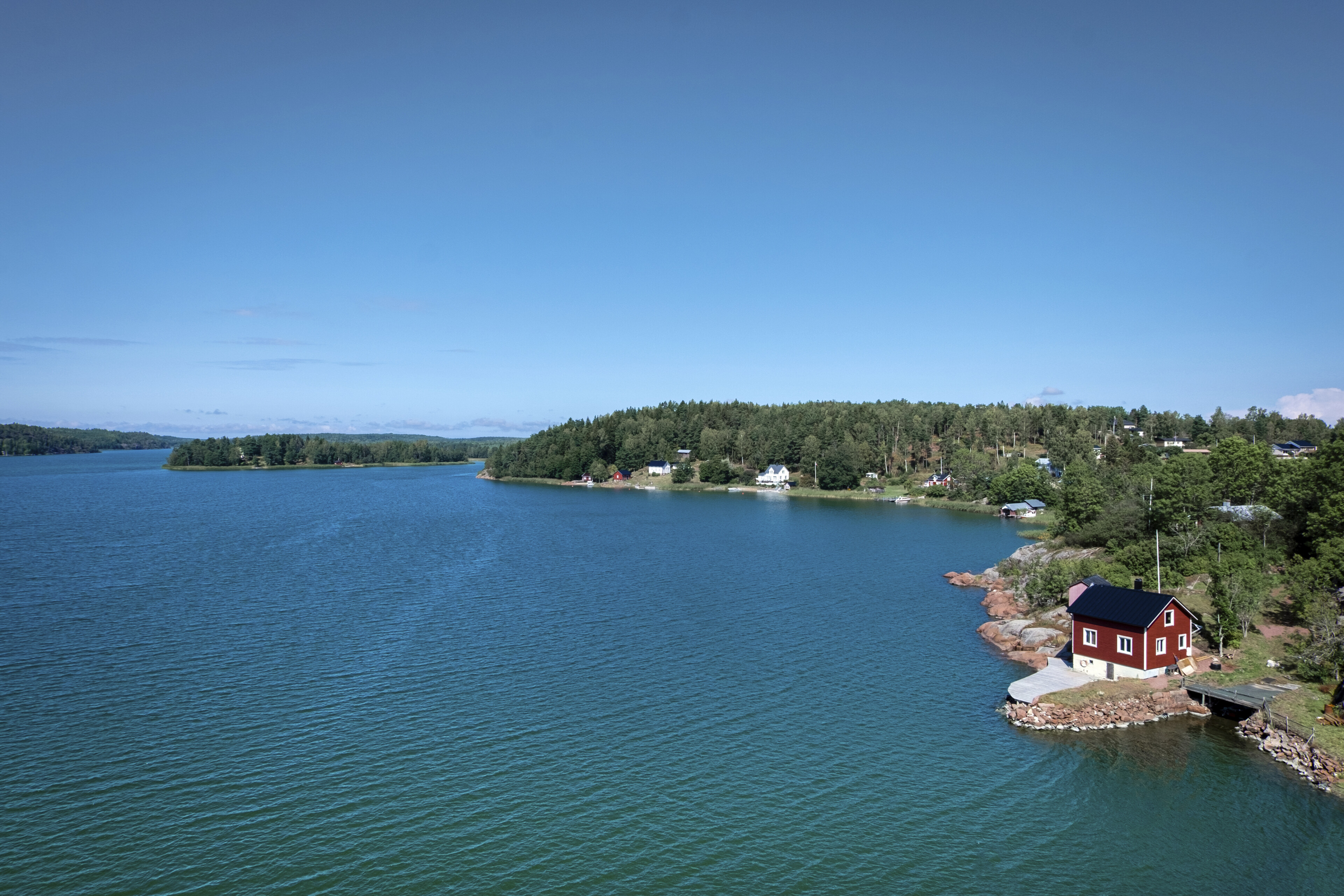 Landschaft von Mariehamm, Finnland