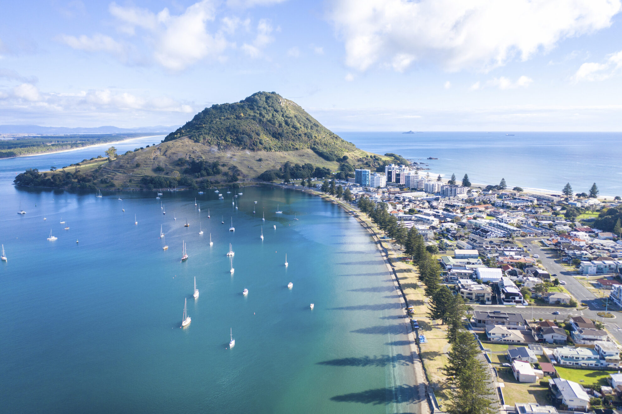Mount Maunganui, Helikopterflug