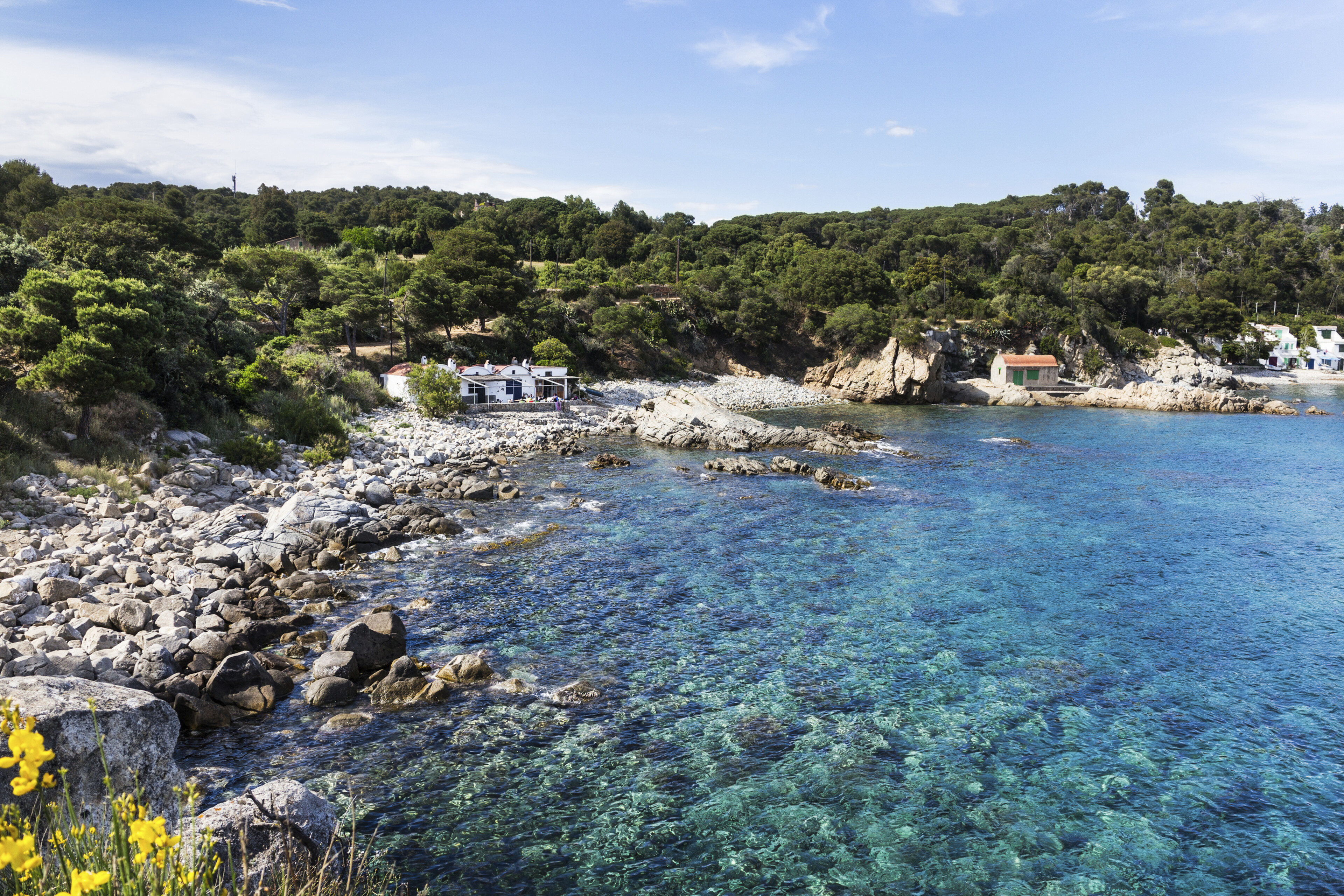 Küste von Cala S'Alguer, Spanien