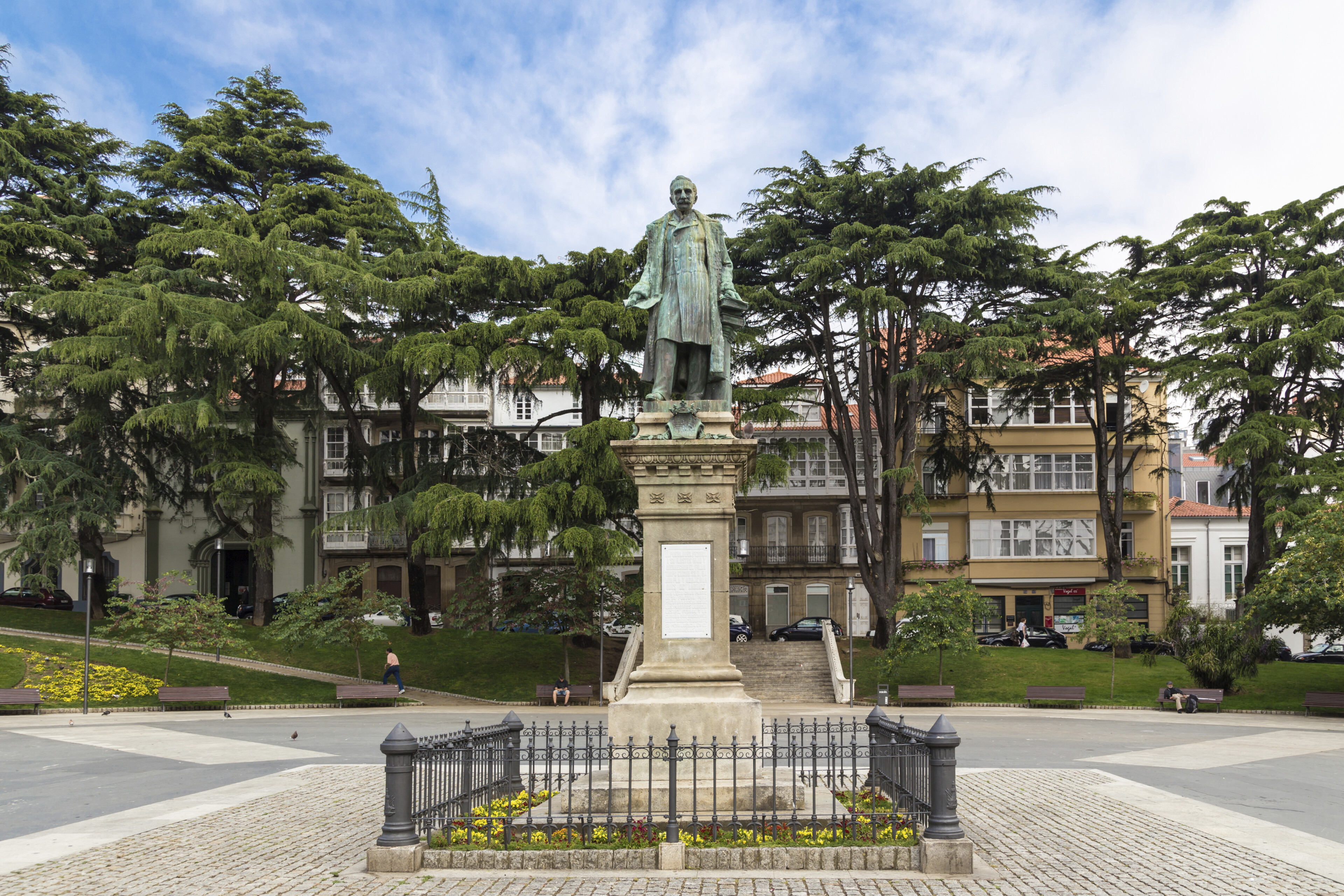 Statue in Ferrol, Spanien