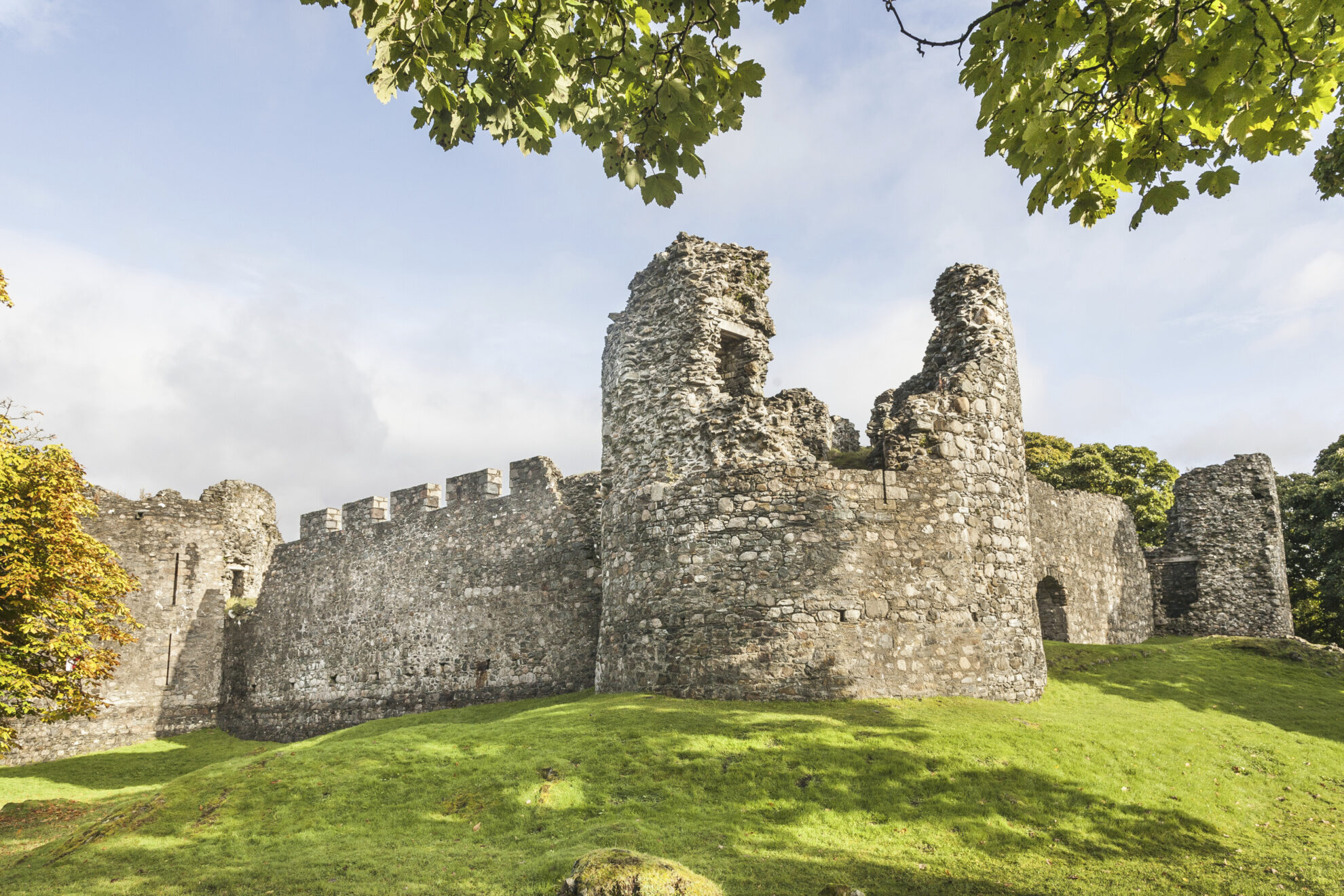 Altes Inverlochy Schloss in Fort William, Schottland