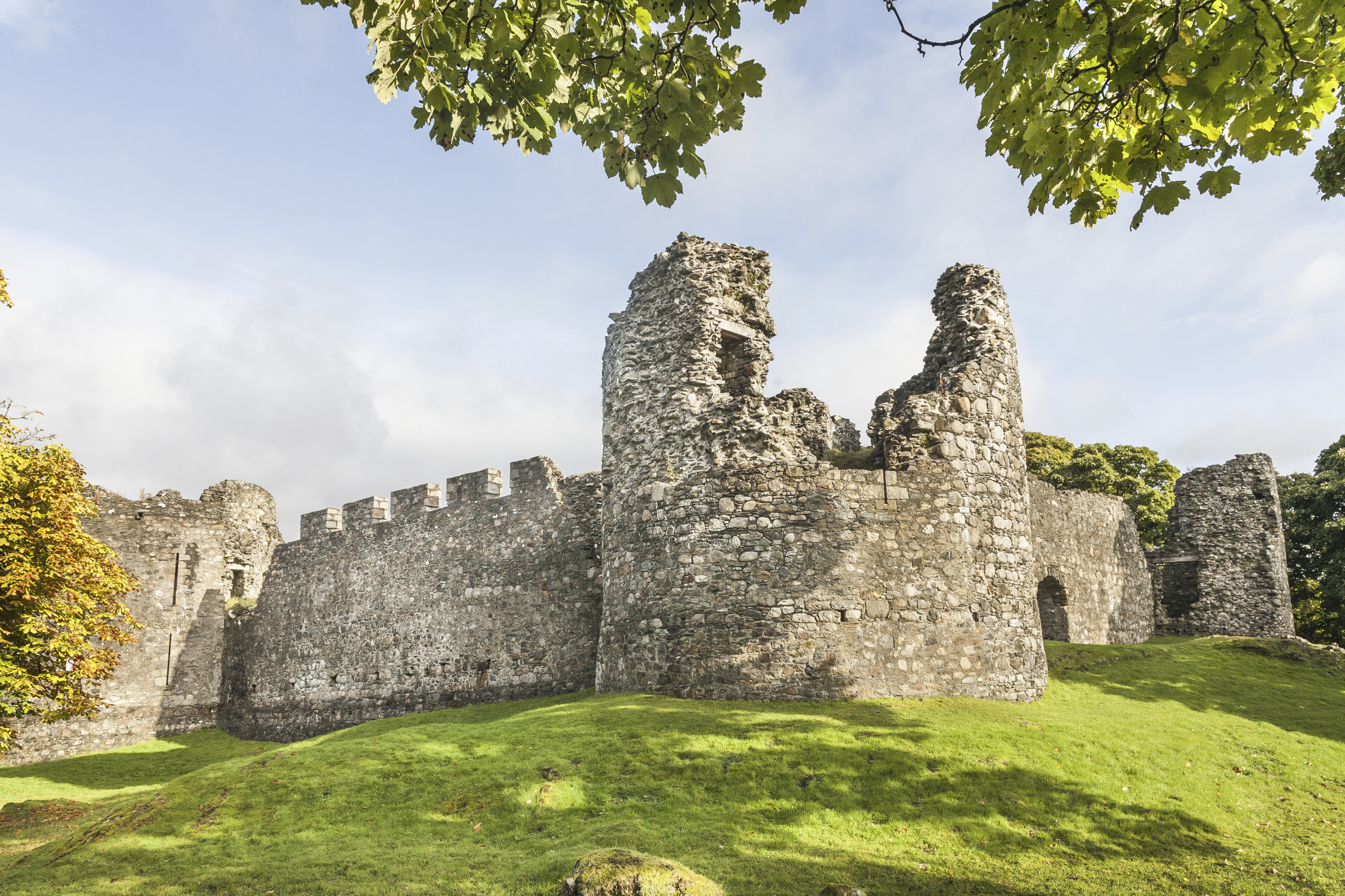 Altes Inverlochy Schloss in Fort William, Schottland