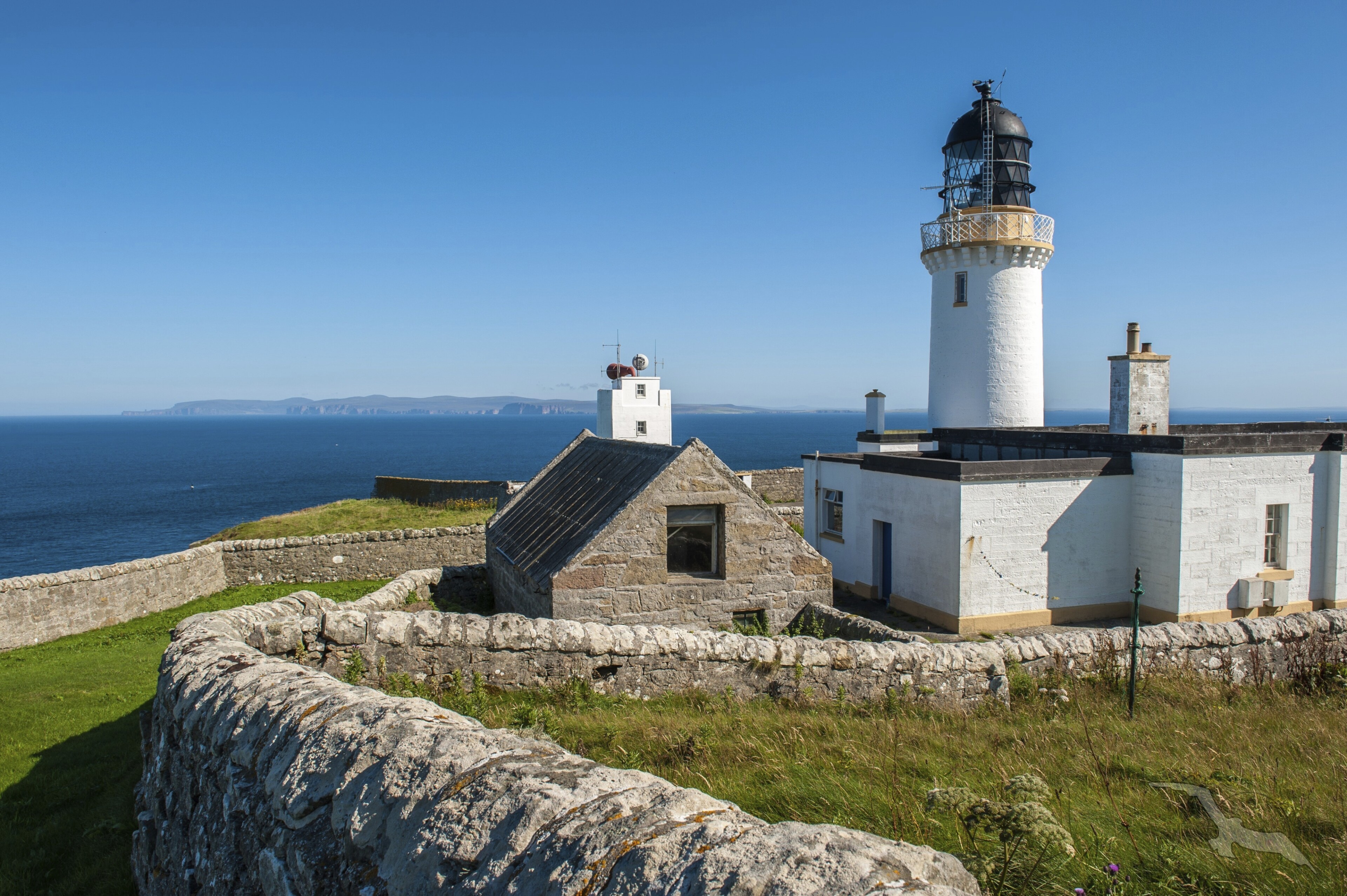 Leuchtturm am Dunnet Head, Schottland