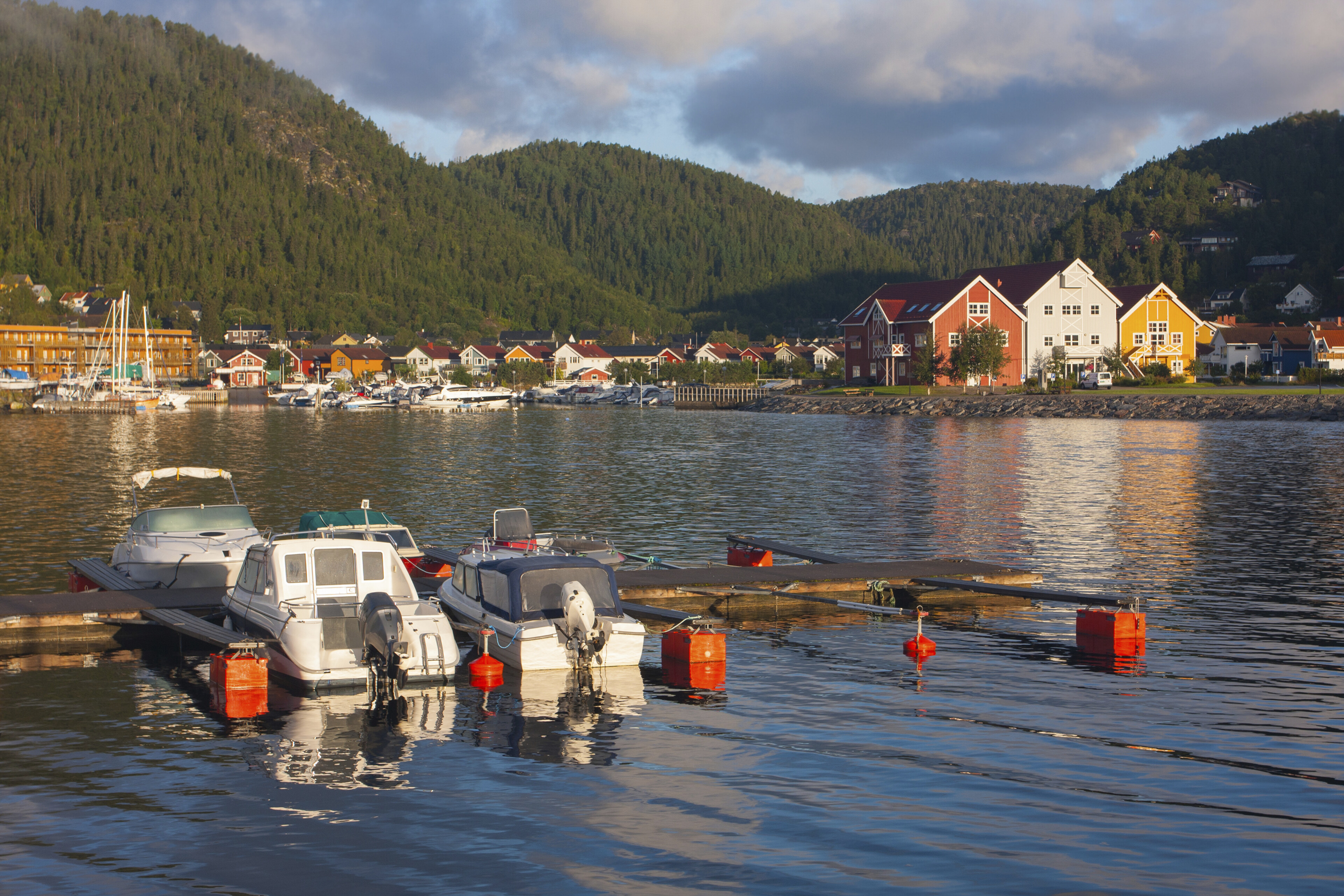 Hafen von Namsos, Norwegen