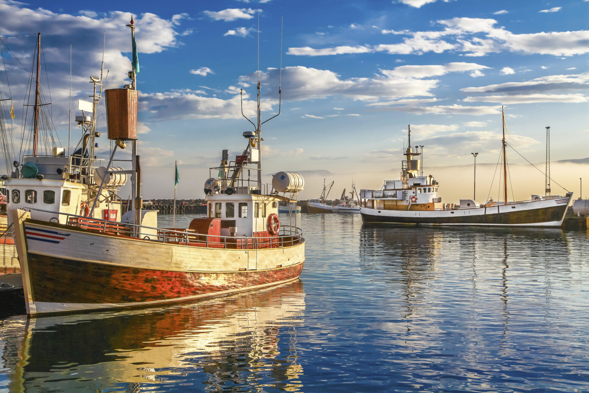 Hafen von Husavik, Island