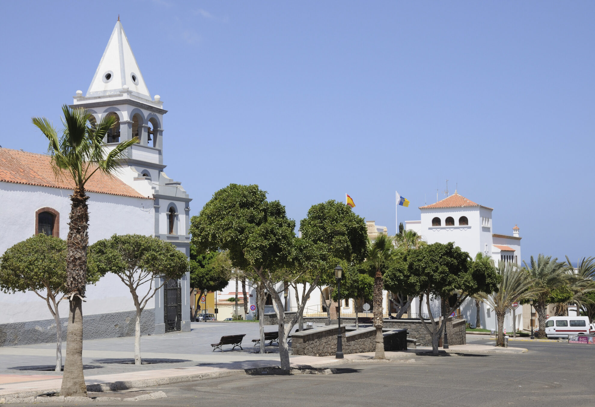 Kirche in Puerto del Rosario, Fuerteventura, Kanarische Inseln