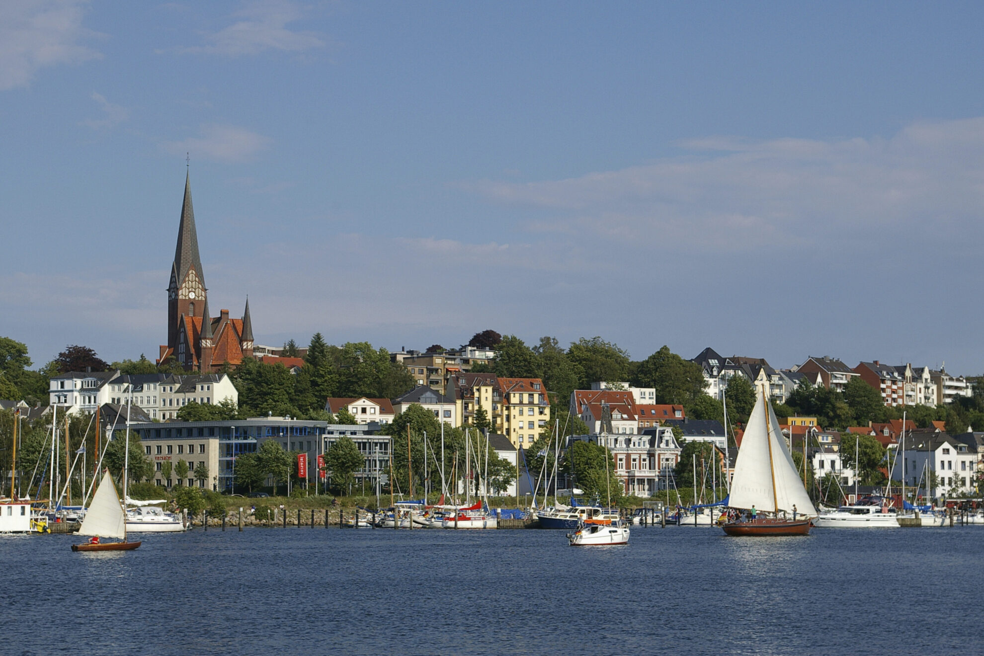 Hafen von Flensburg, Deutschland