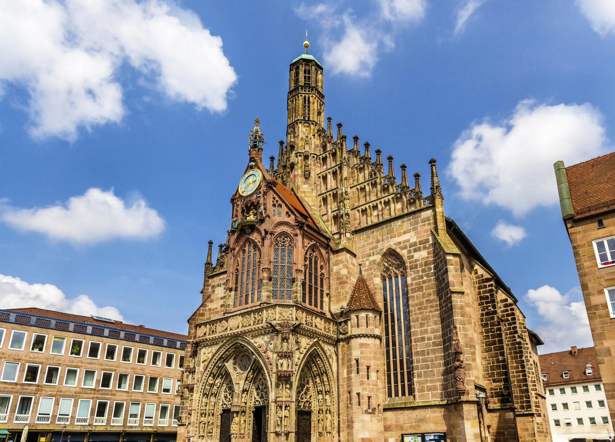 Die Frauenkirche in Nürnberg, Deutschland