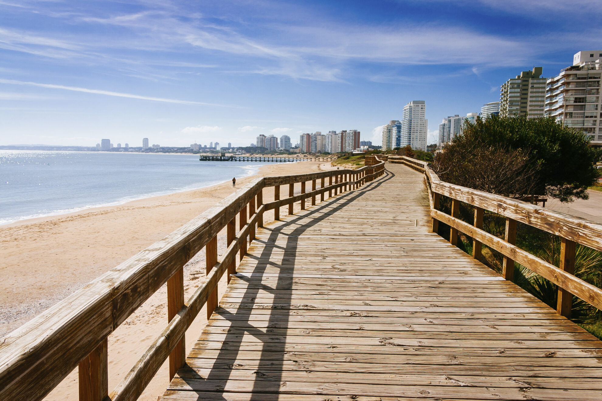 Strand in Punta del Este, Uruguay