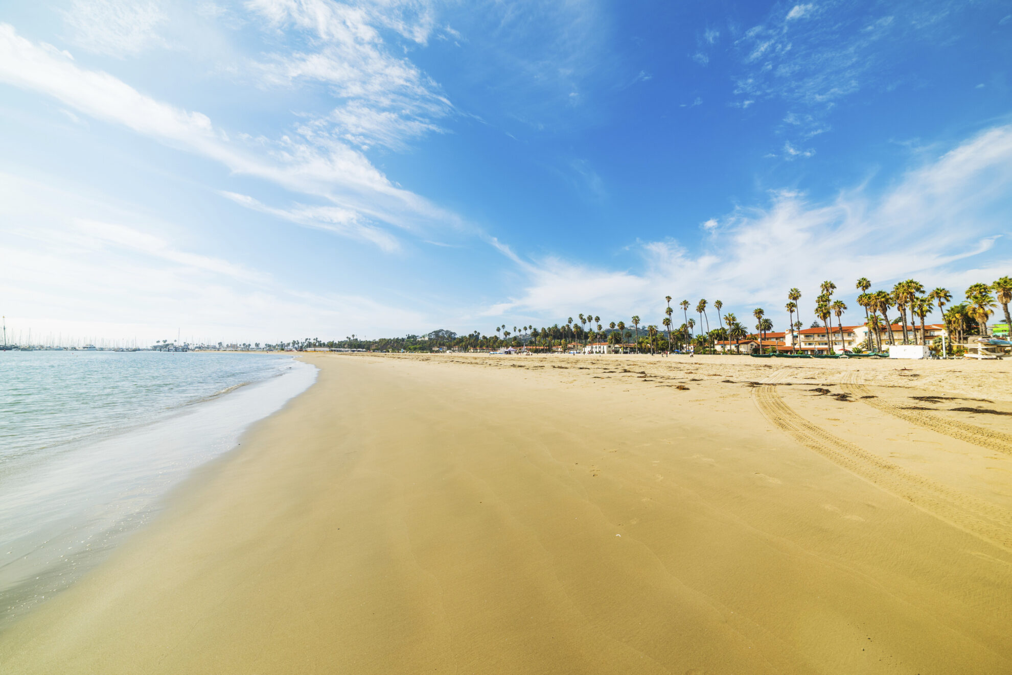 Goldner Strand in Santa Barbara, USA