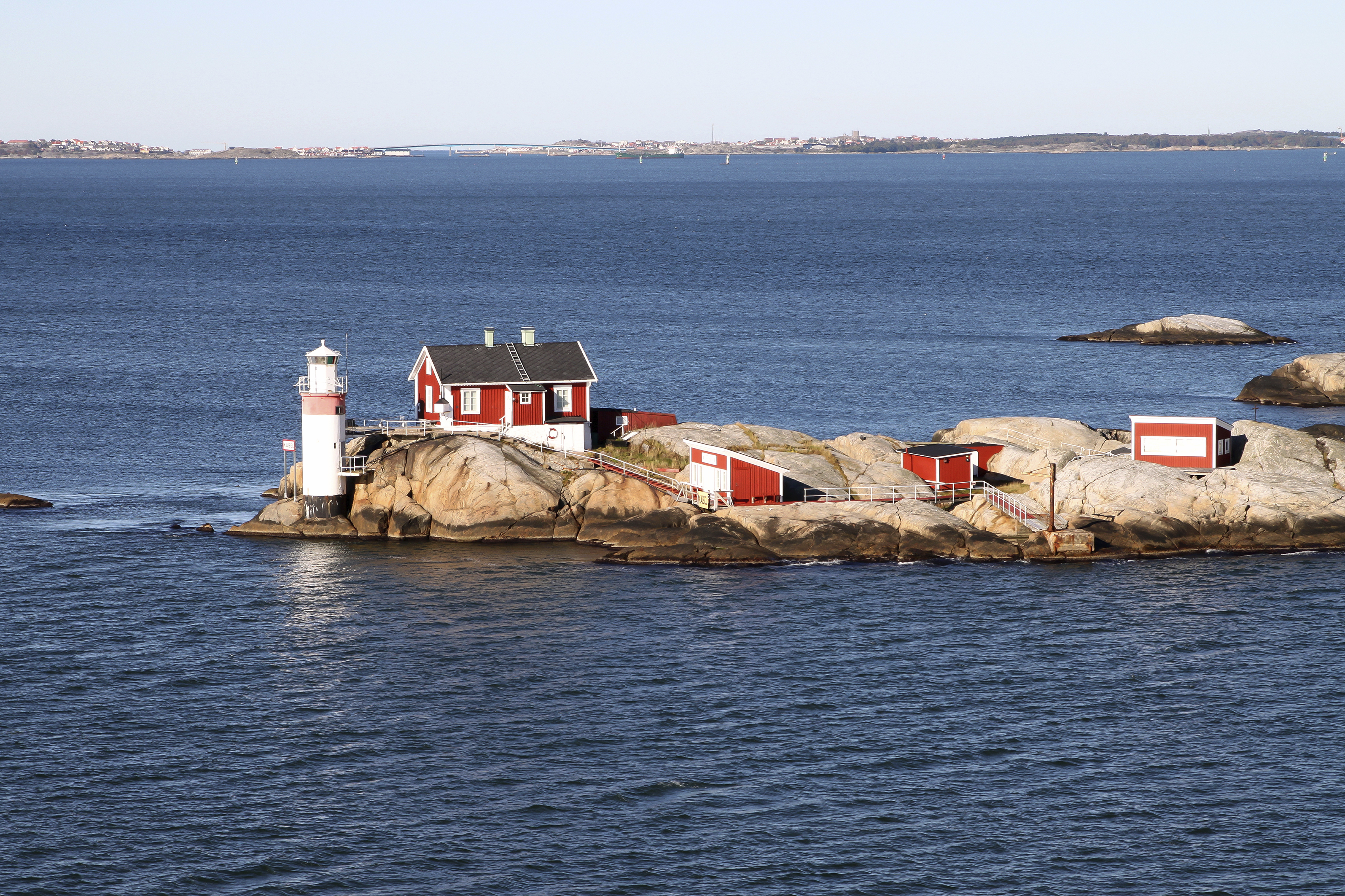 Rocky Island Leuchtturm in Göteborg, Schweden