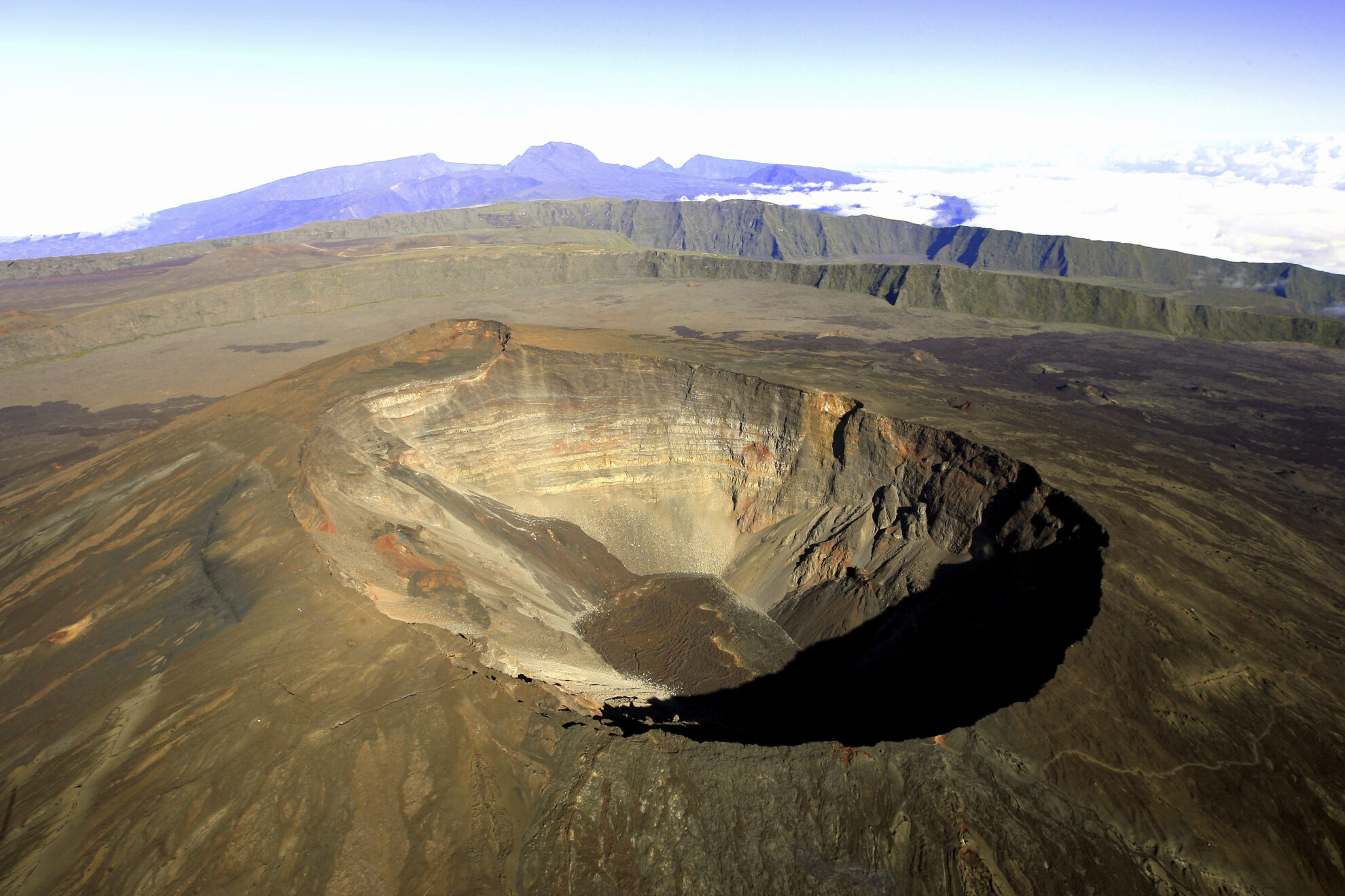 Krater auf La Reunion