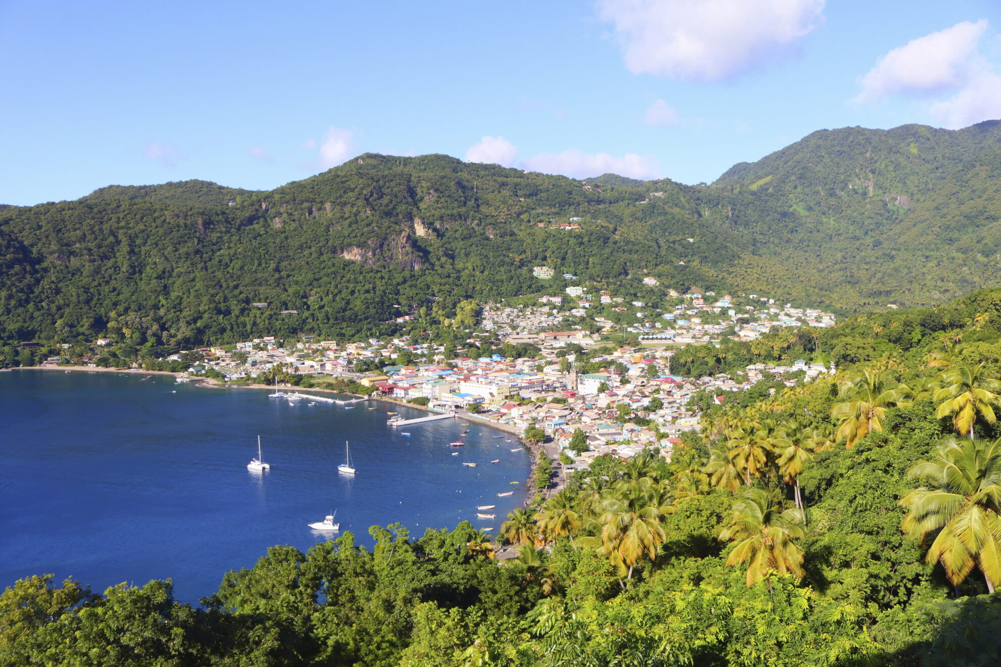 Bucht in Soufrière, St. Lucia