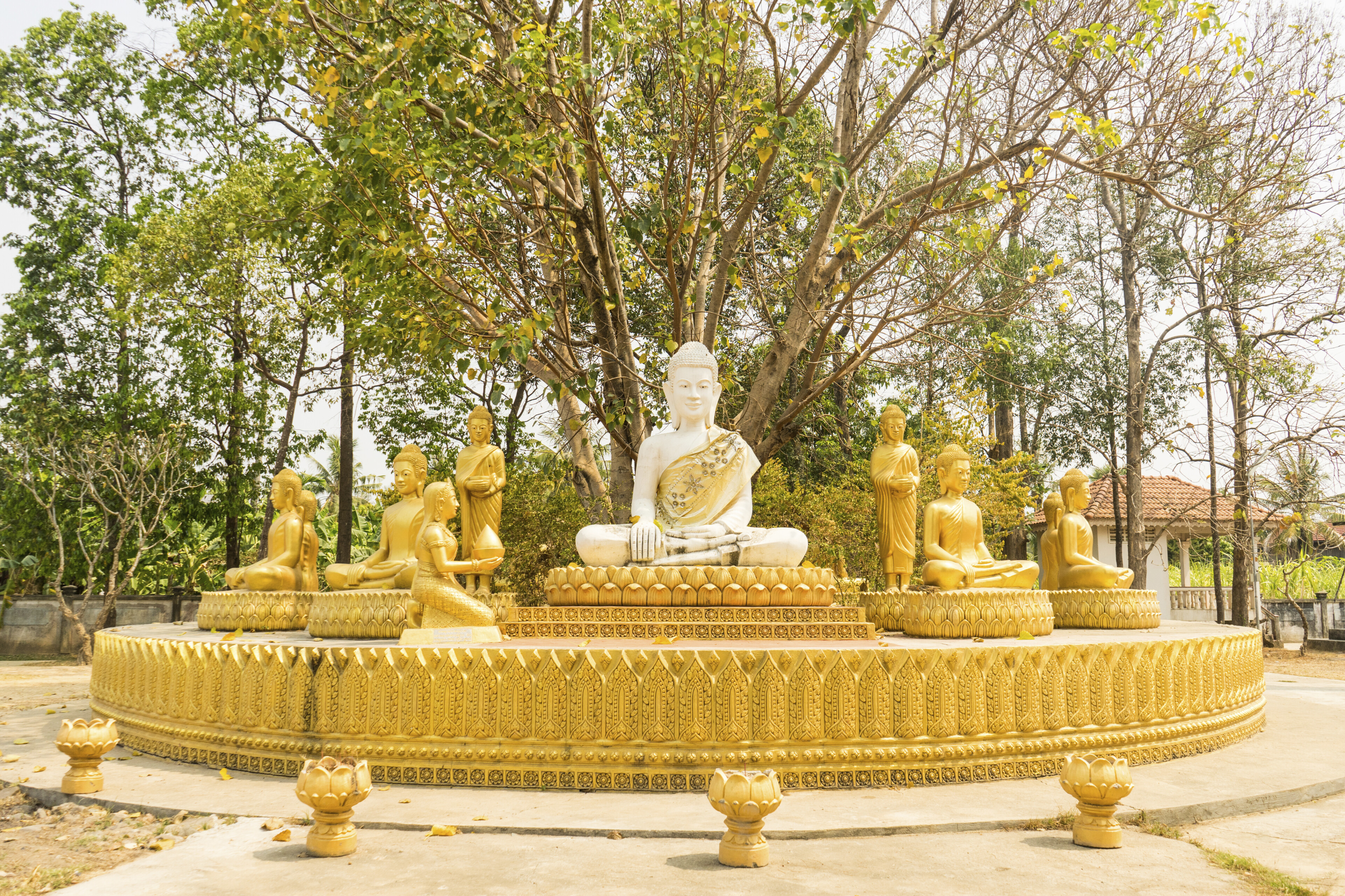 Buddha Statue in Kratié, Kambodscha