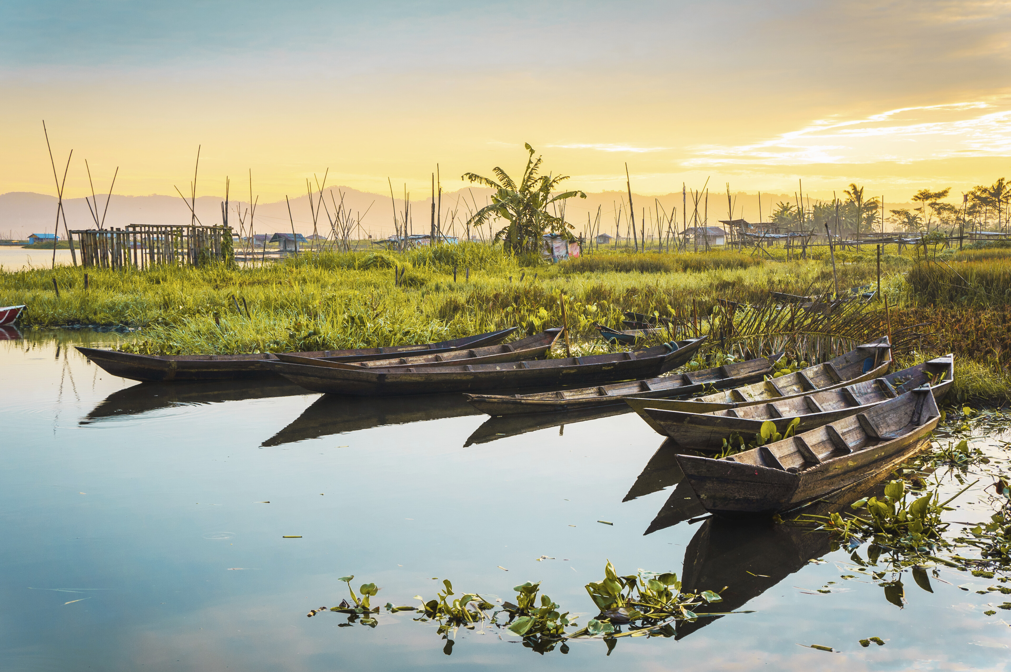 Landschaft von Semarang, Indonesien