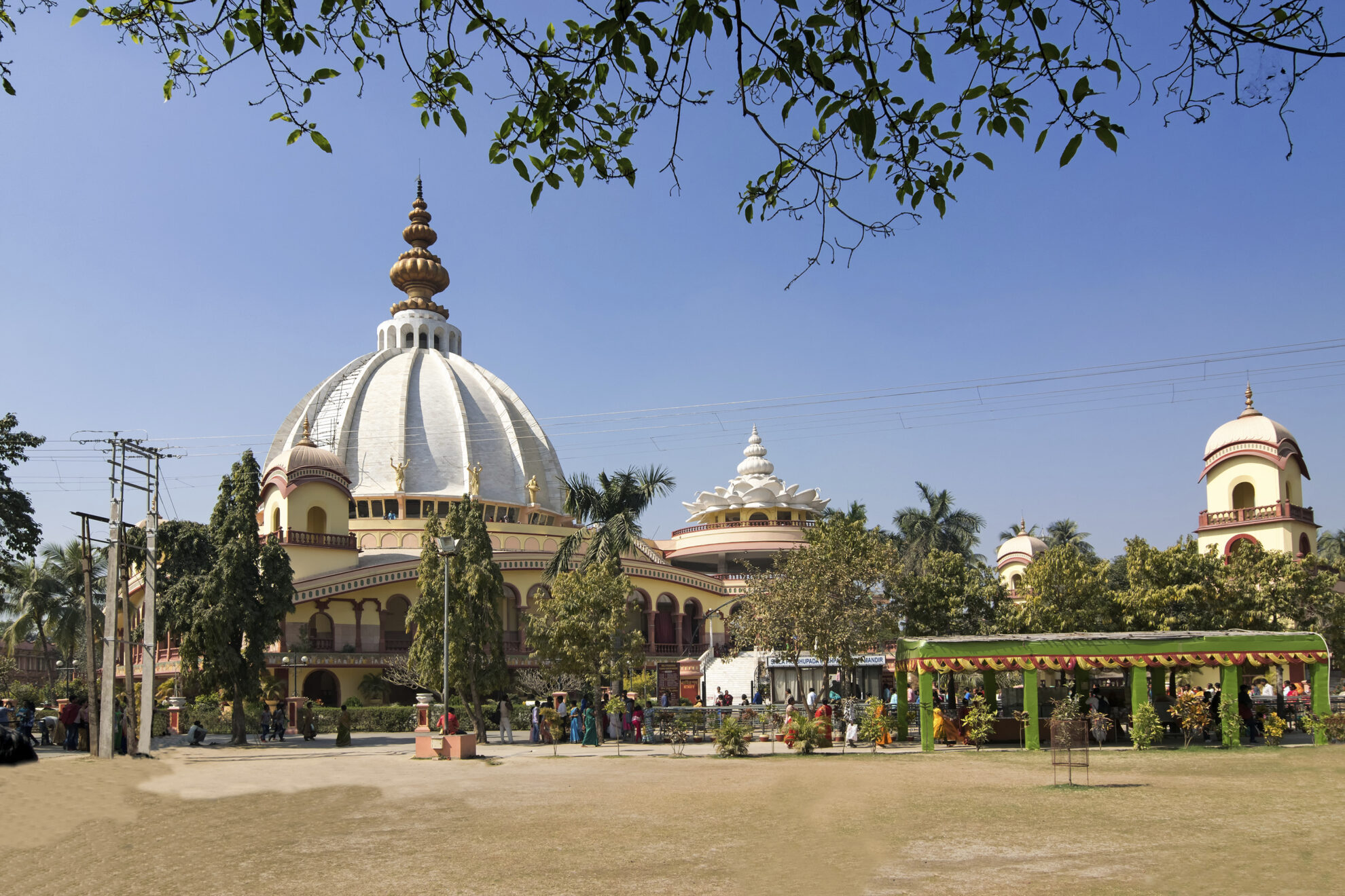 Hare Krishna Tempel in Mayapur, Indien