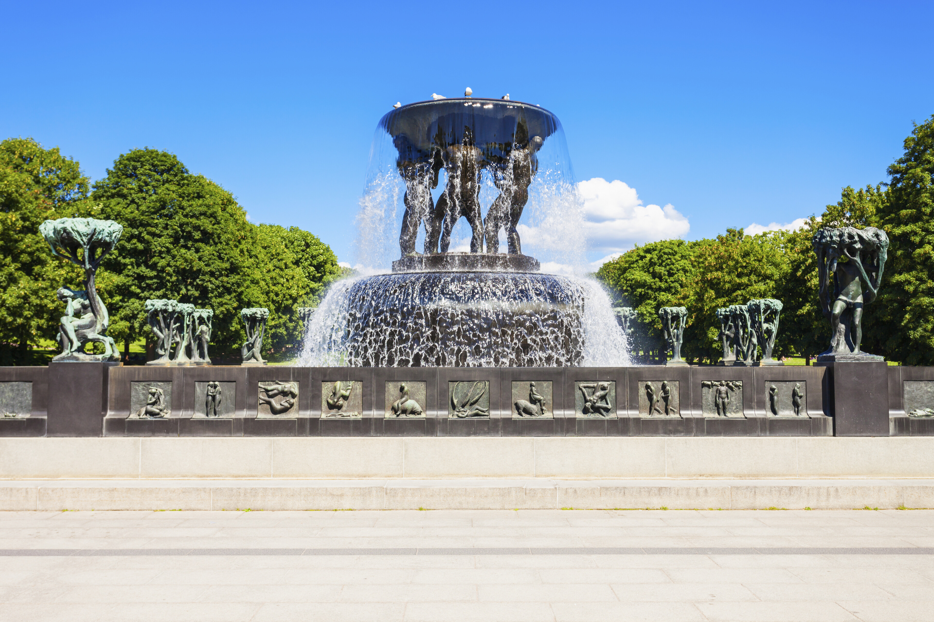 Vigelandpark in Oslo, Norwegen